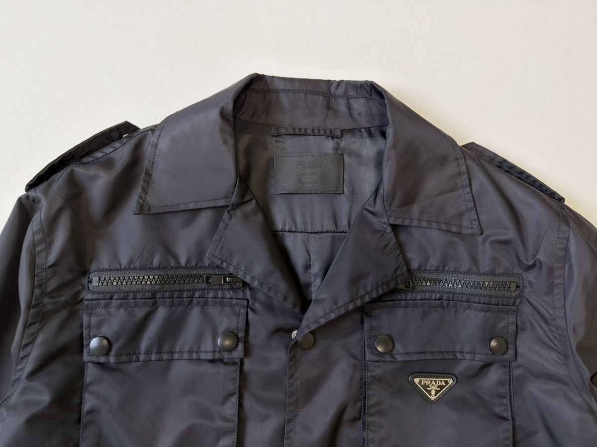Prada A/W 19 ‘Black Nylon Gabardine Coat’ Size US M / EU 48-50 / 2 - 5 Thumbnail