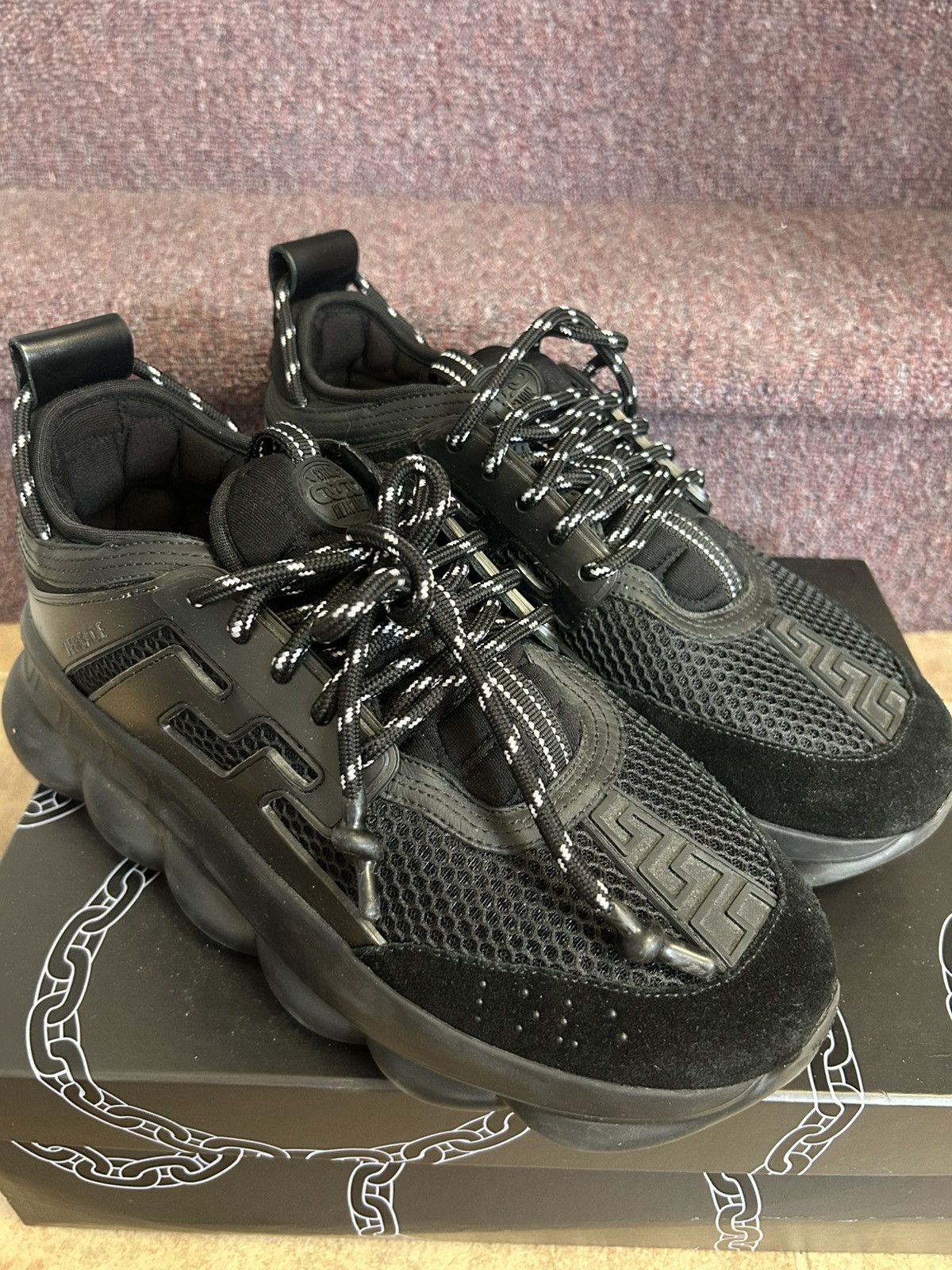 Versace Versace Chain Reaction Black Size US 10 / EU 43 - 1 Thumbnail