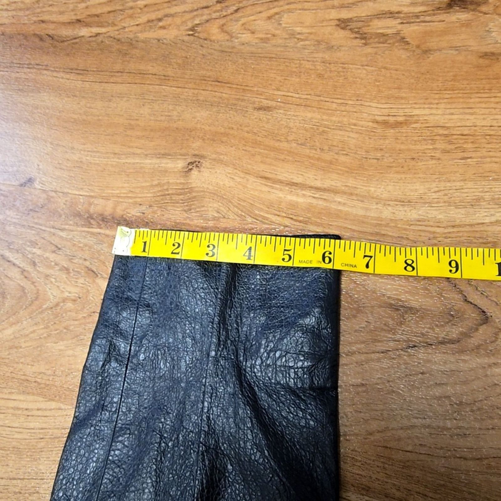 Vintage Vintage Omanti New York Genuine Leather Pants Black 12 90s Size 34" / US 12 / IT 48 - 15 Thumbnail