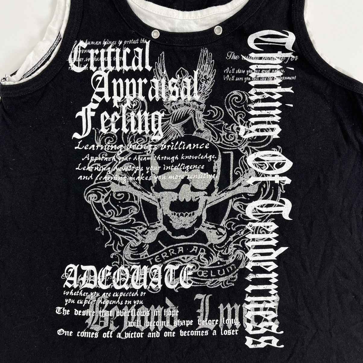 Seditionaries Wild Life Poem Double Layers Punk Goa Ifsixwasnine Tank Top Size US L / EU 52-54 / 3 - 6 Thumbnail