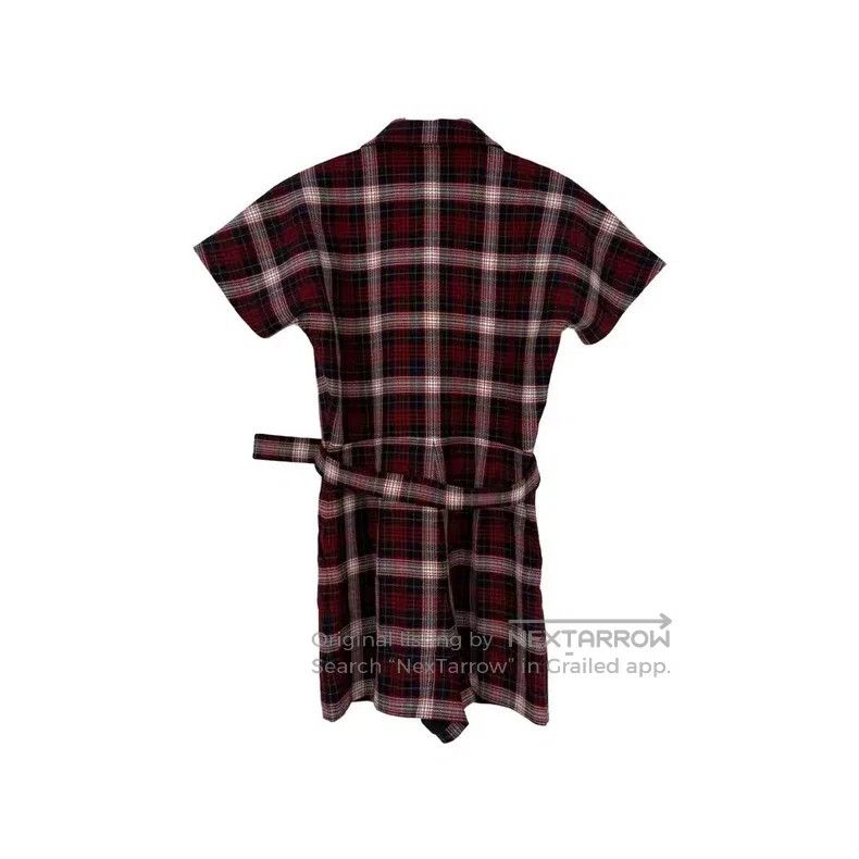 Dior Dior Red plaid wool jumpsuit Size 24" / US 00 / IT 34 - 2 Thumbnail