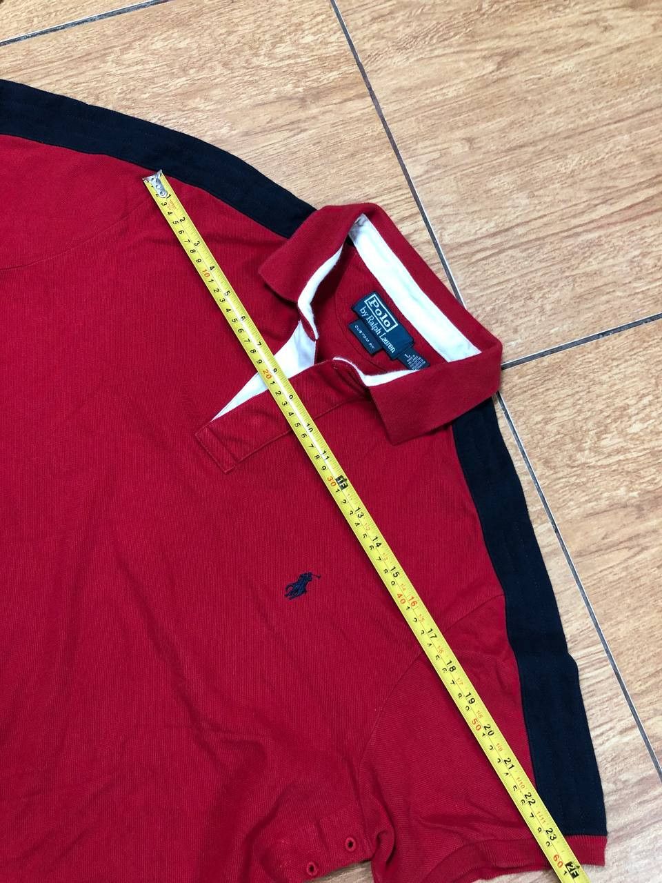 Polo Ralph Lauren T-Shirt Ralph Lauren by Polo mens red logo vintage crazy Y2K Size US L / EU 52-54 / 3 - 12 Thumbnail