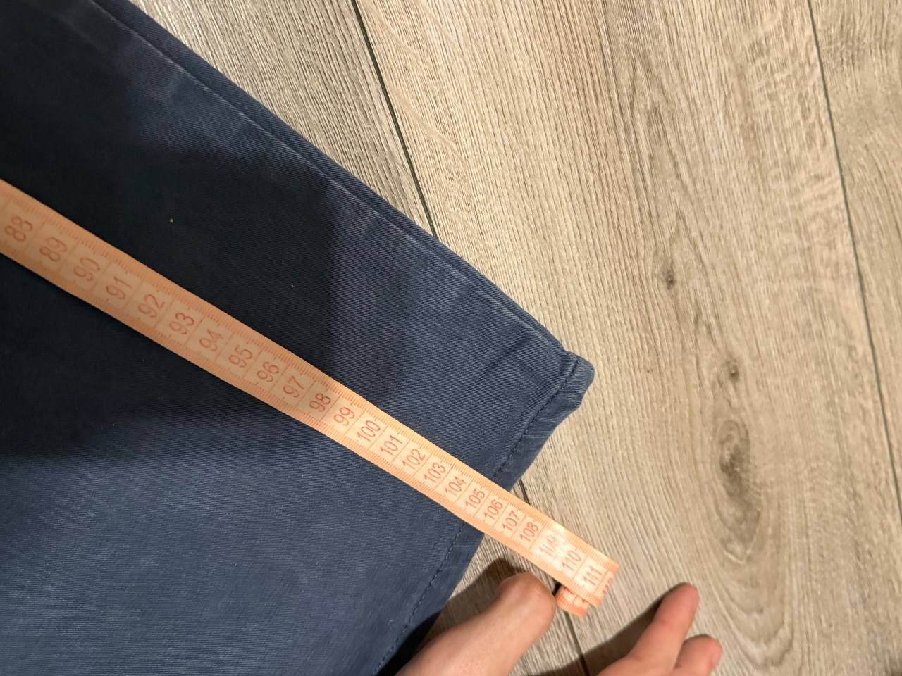 Armani Armani Jeans Mens Dress Pants 33x32 Blue Metal Logo Size US 33 - 7 Thumbnail