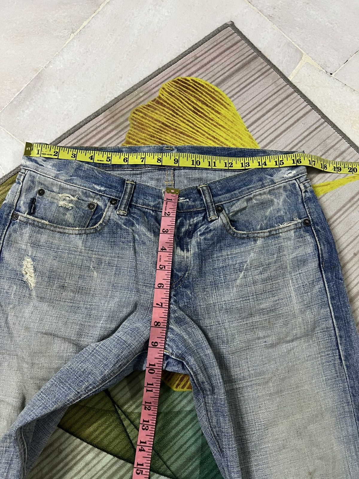 Eternal × If Six Was Nine Vintage Eternal Mud Wash Distressed Jeans Nice Faded Size US 32 / EU 48 - 14 Thumbnail