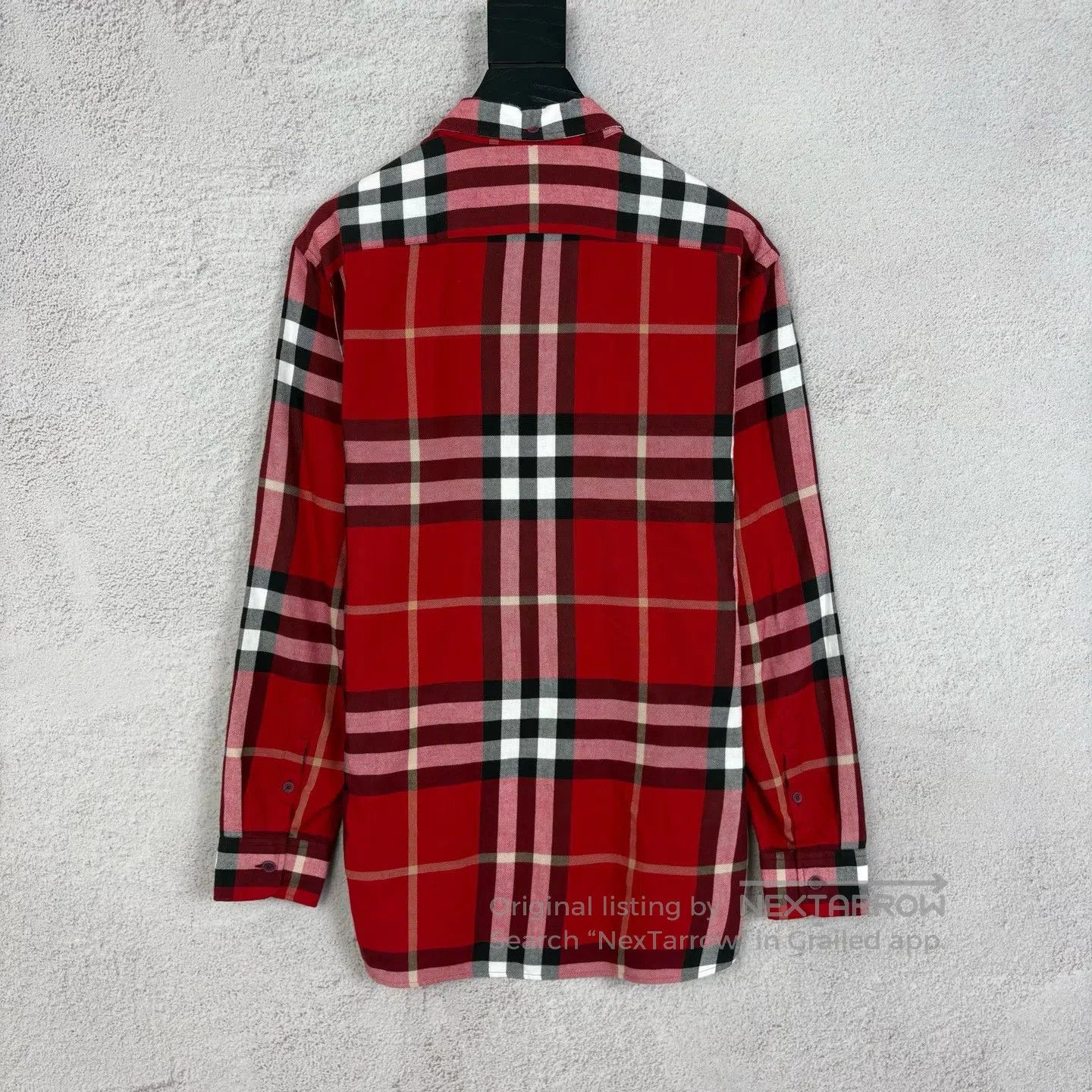 Burberry Burberry Checkered Full-Print Pointed Collar Single-Button Size US M / EU 48-50 / 2 - 2 Thumbnail