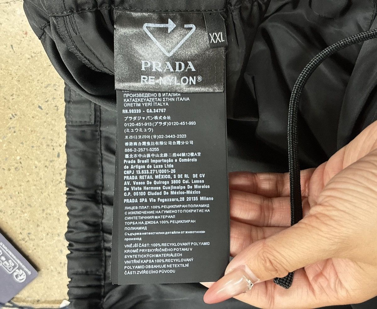 Prada PRADA Logo Trousers in Re-Nylon Pants Size US 38 / EU 54 - 12 Thumbnail