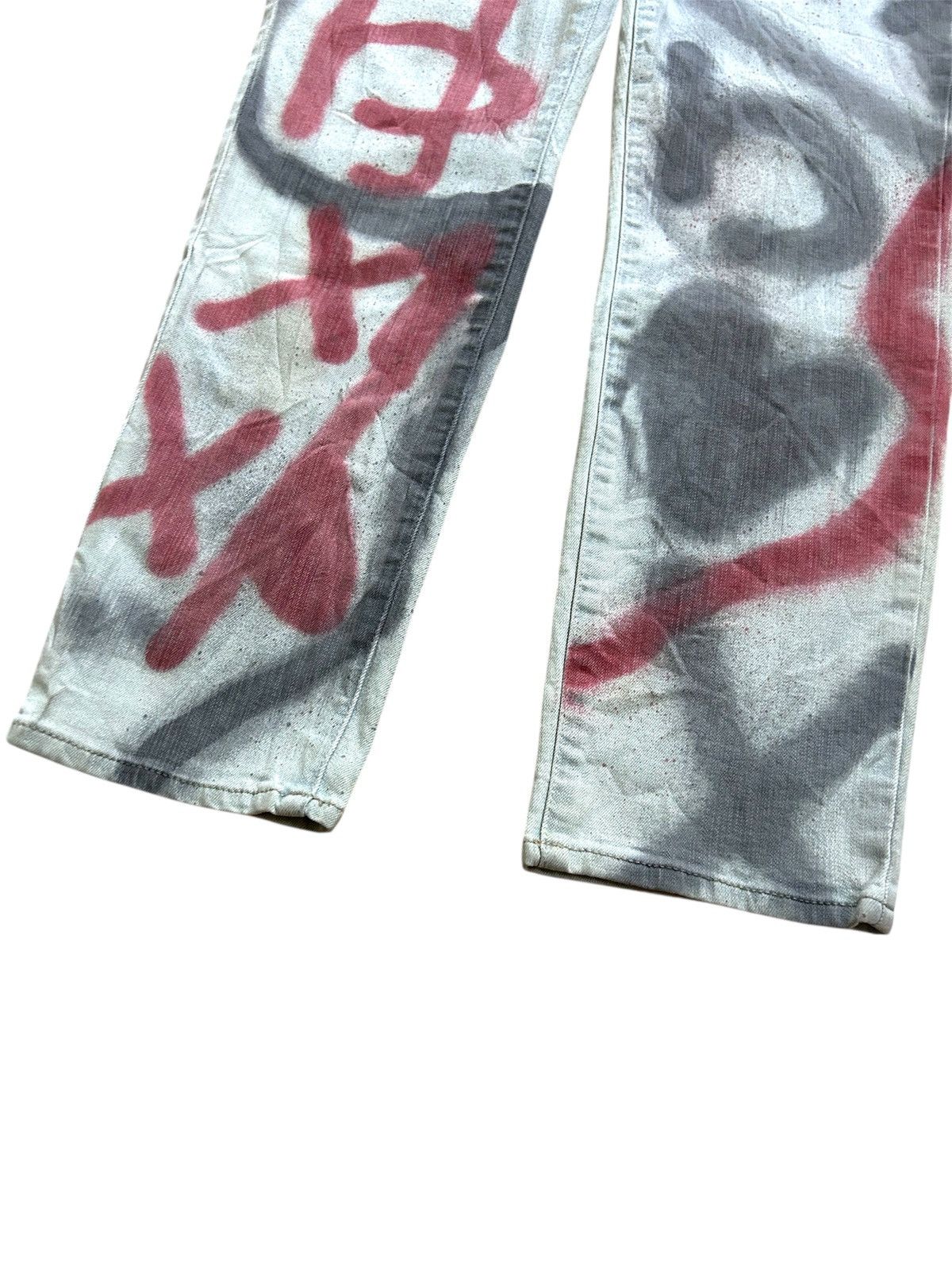 Chicos × Vintage SO SLIMMING by CHICO'S Street Punk Art Style Denim Size US 32 / EU 48 - 5 Thumbnail