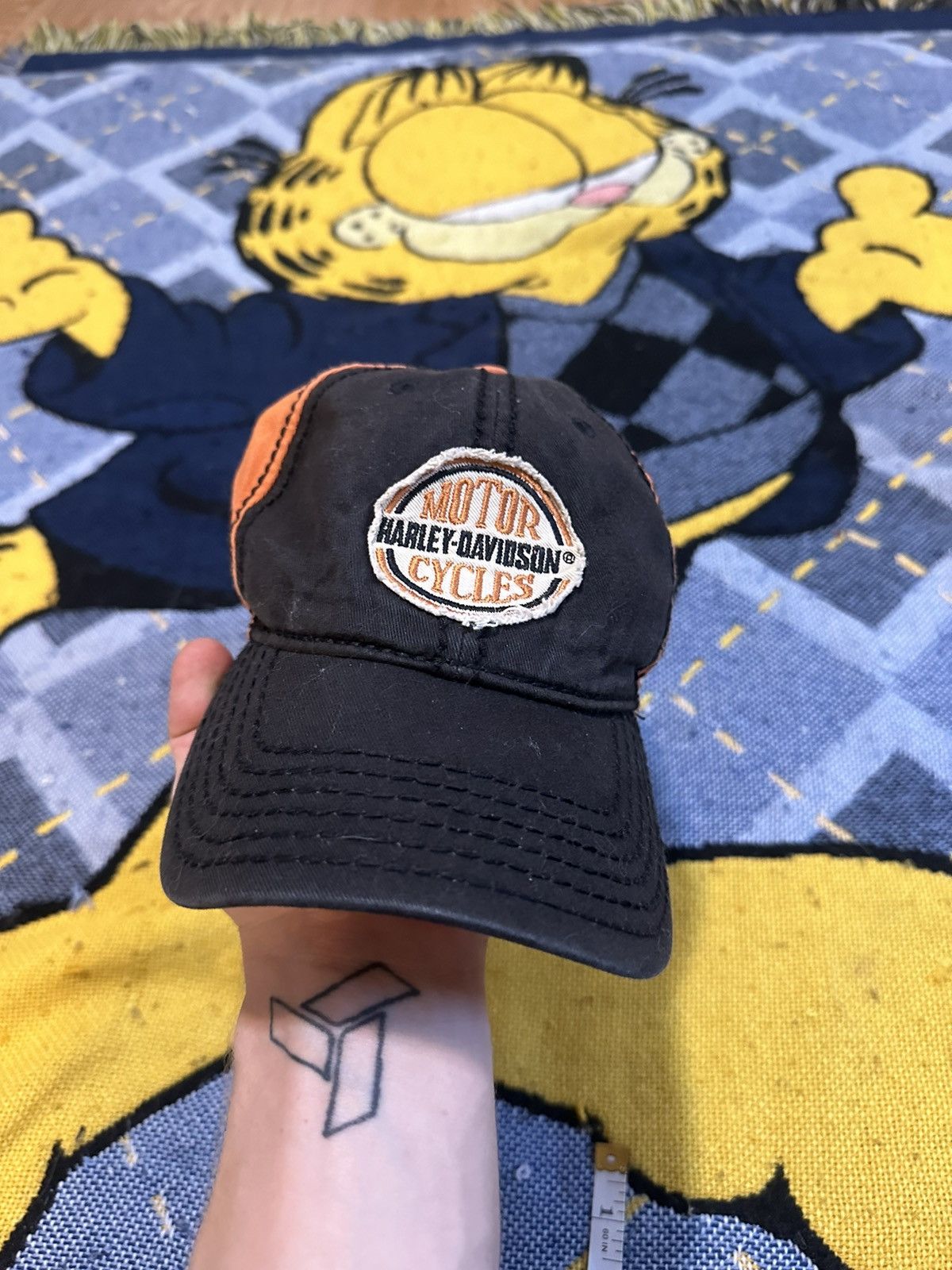 Harley Davidson Vintage Harley Davidson Hat Size ONE SIZE - 1 Thumbnail