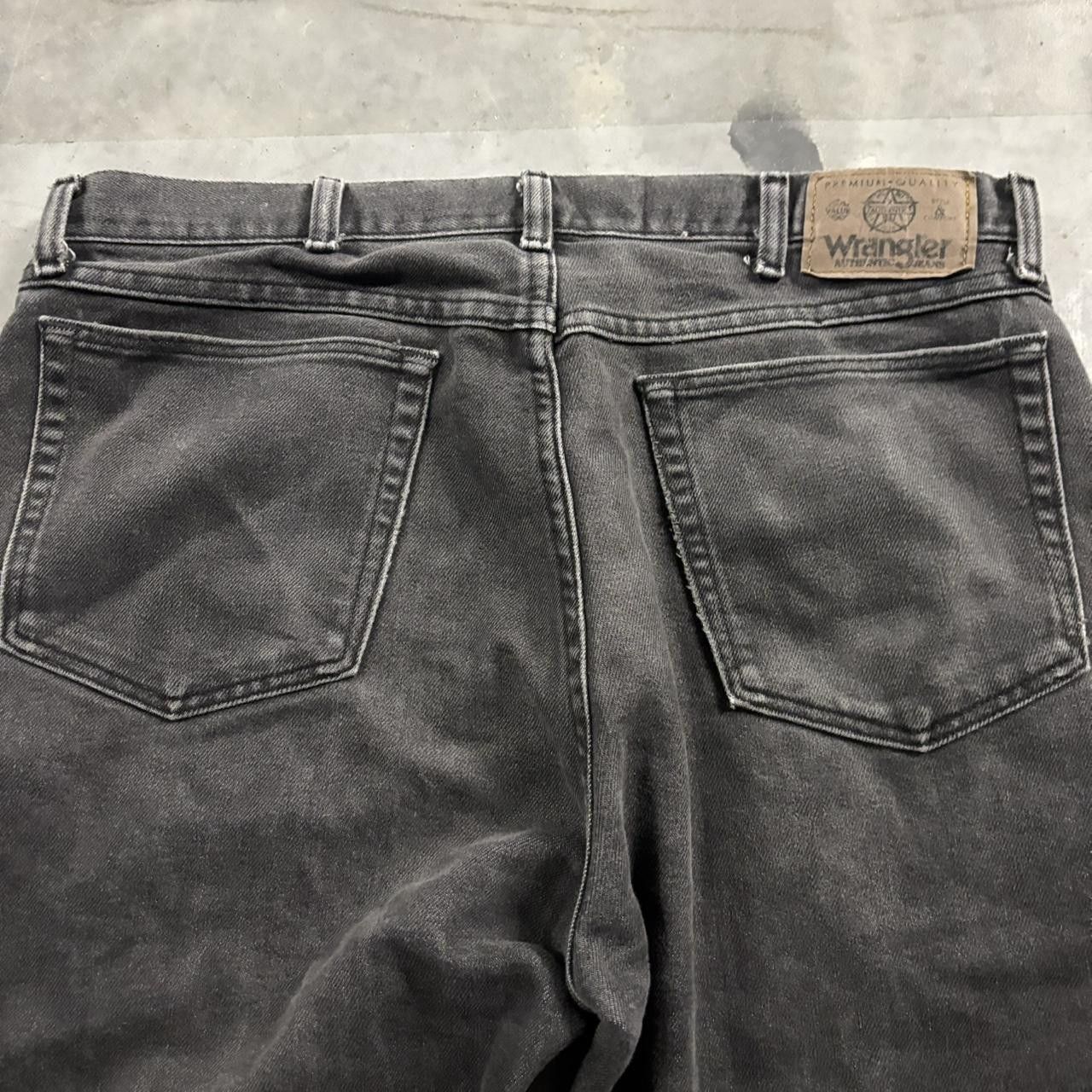 Vintage Crazy Vintage Y2K/2000s Grunge Faded Black Denim Jeans! 34x25 Size US 34 / EU 50 - 7 Thumbnail