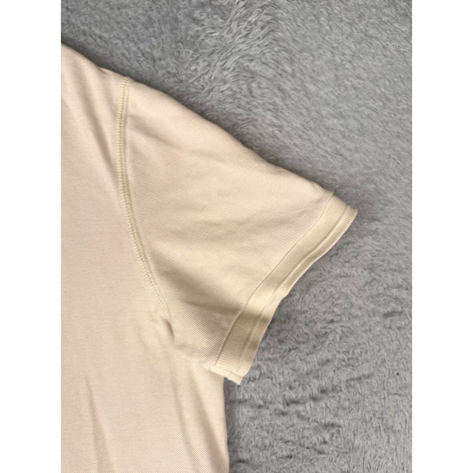 Lacoste Lacoste Polo Shirt Men 7 Beige Short Sleeve Slim 100% cotton Jersey Fabric READ Size US M / EU 48-50 / 2 - 2 Thumbnail