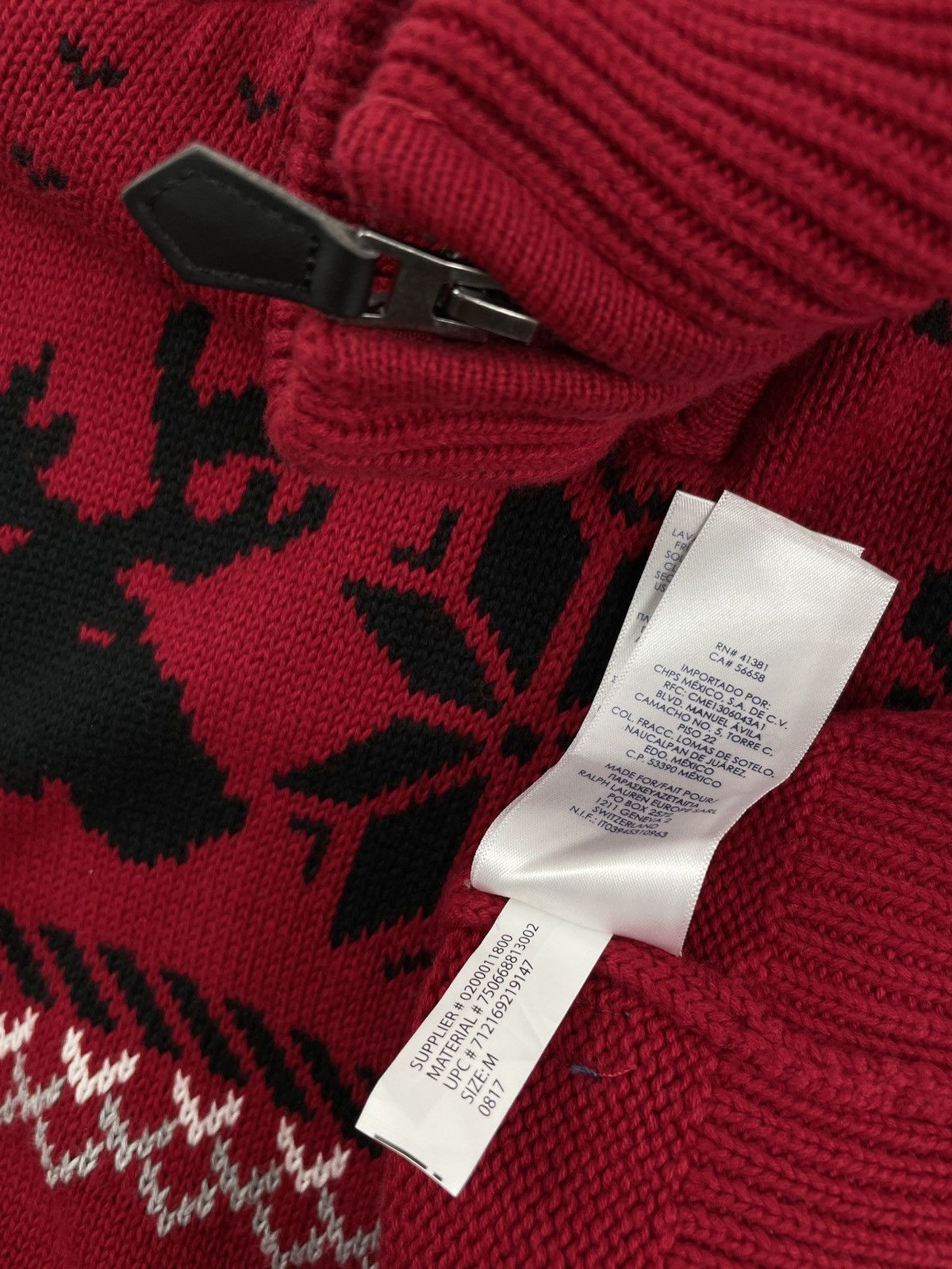 Denim & Supply Ralph Lauren × Polo Ralph Lauren × Ralph Lauren Vintage Moose Deer 1/4 Zip Mock Neck Jumper Pullover Sweater Size US M / EU 48-50 / 2 - 13 Thumbnail