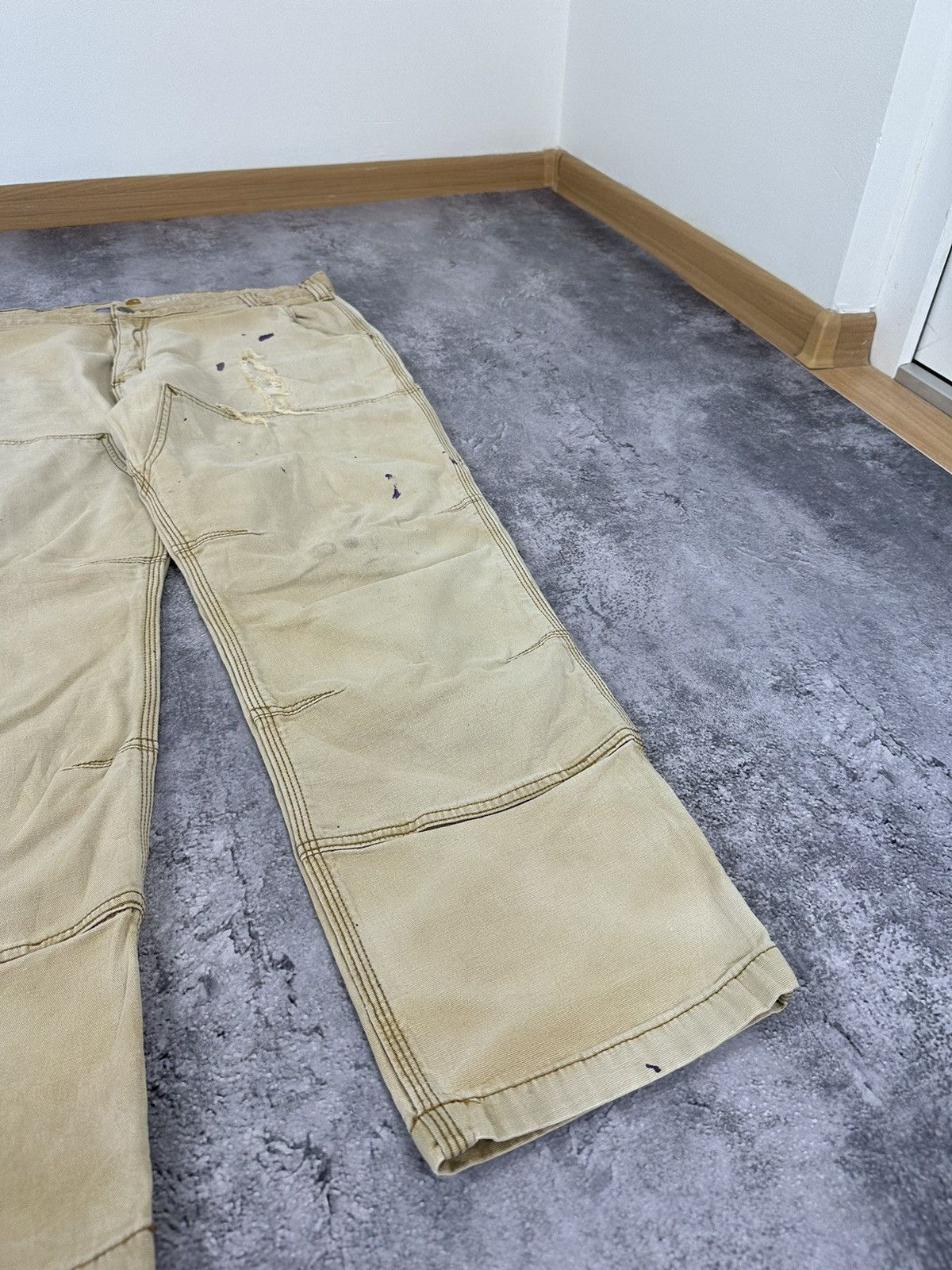 Carhartt Vintage Carhartt Double Knee Cargo Distressed USA Work Pants Size US 40 / EU 56 - 4 Thumbnail