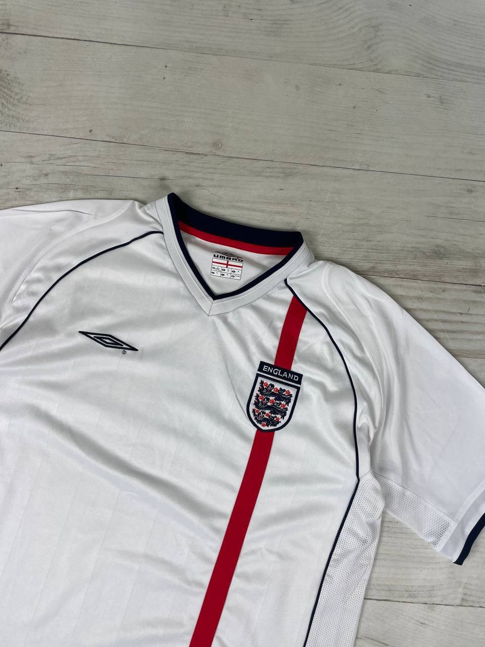 Umbro Vintage Umbro England 2001 2003 Home Shirt Soccer Jersey Size US XL / EU 56 / 4 - 2 Thumbnail
