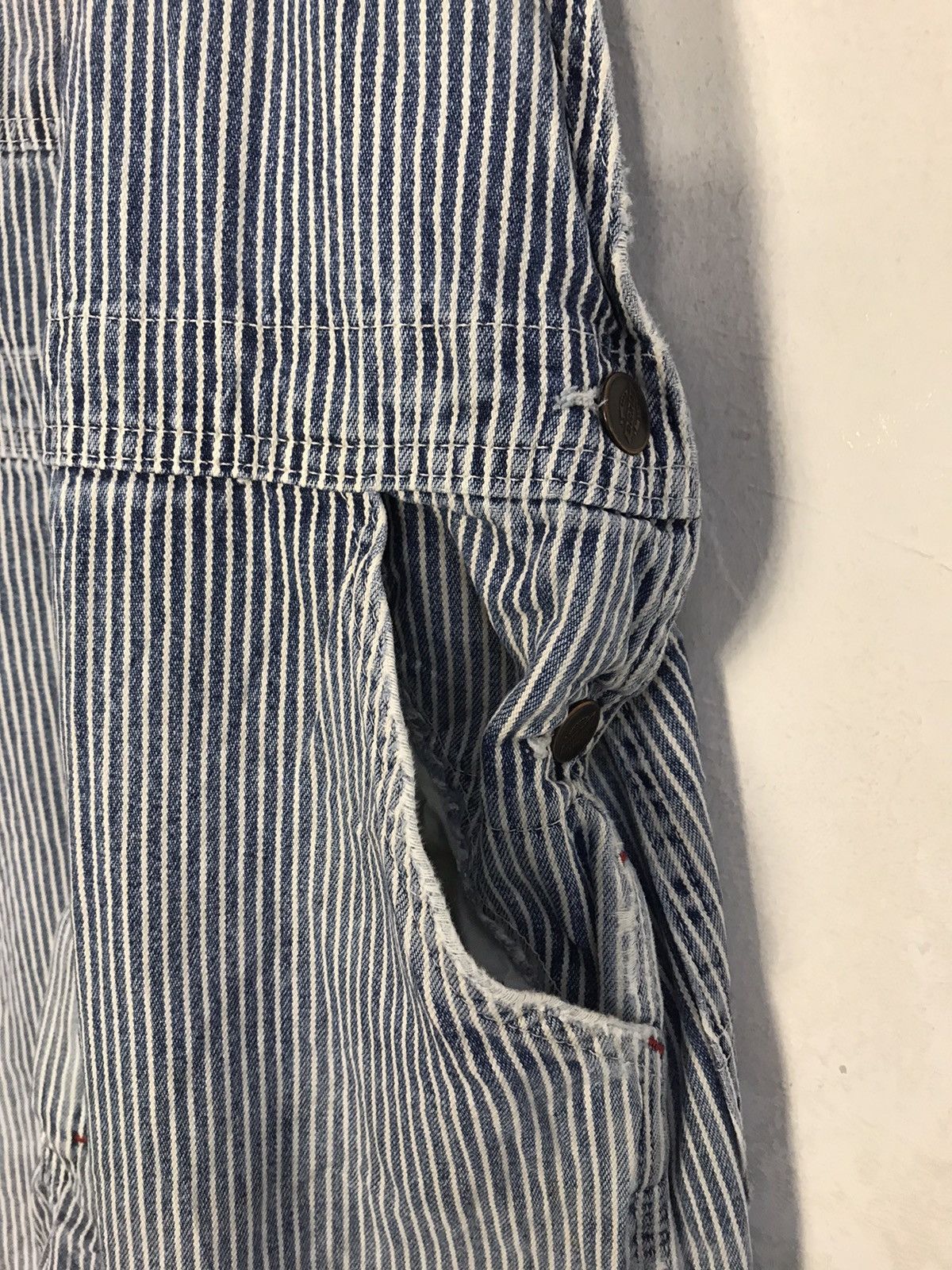 Dickies Dickies Hickory Indigo Denim Coveral Overall Jumper Workwear Size US 38 / EU 54 - 14 Thumbnail