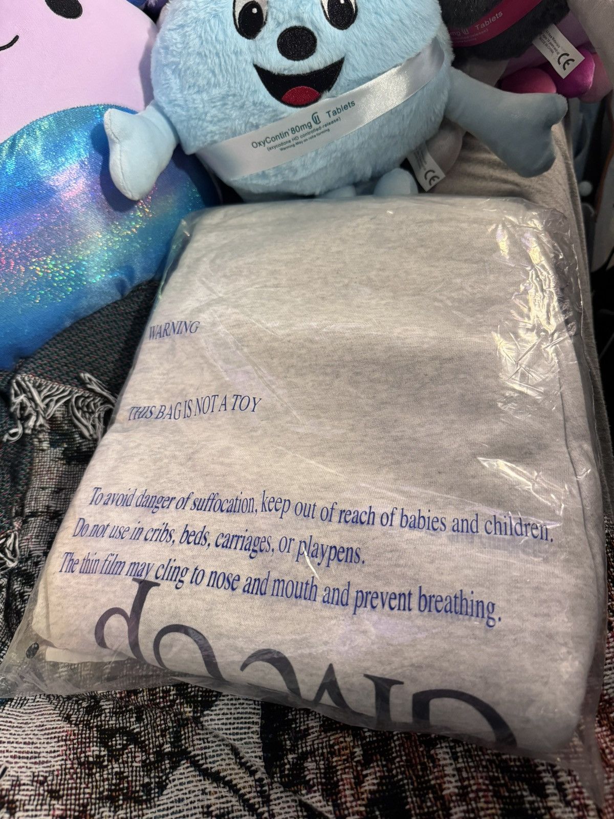 Death Grips × Praying Praying Don't Give Up Sweats you matter narcotics anonymous Size US 40 / EU 56 - 4 Thumbnail