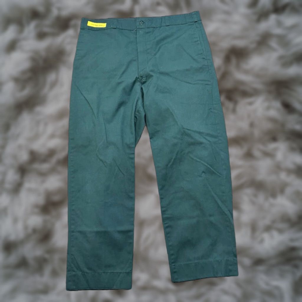 Vintage VINTAGE Chino Pants Mens 36x28 Workwear USA Made Green Talon Size US 36 / EU 52 - 1 Thumbnail