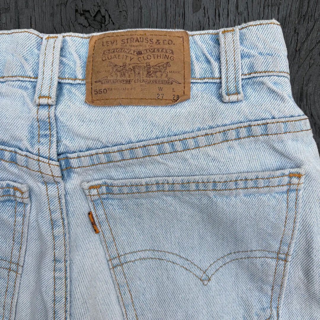 Levi's Levi’s 550 1990 90s Vintage USA Made W26 L27 Denim Jeans Size 26" / US 2 / IT 38 - 4 Thumbnail