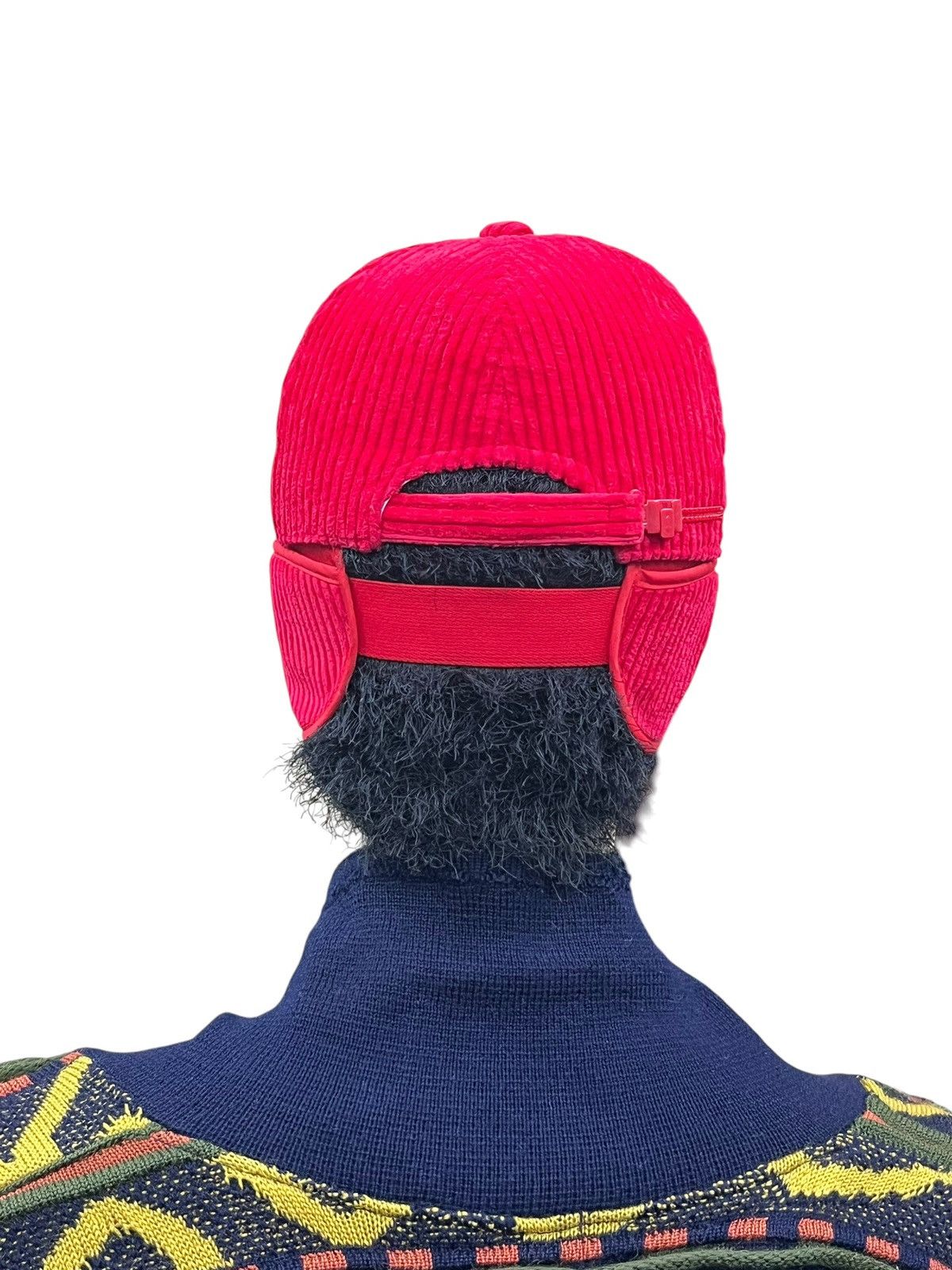Salomon 🔥RARE💥 90s SALOMON Équipe Corduroy Ear Flap Cap Japan Size ONE SIZE - 10 Thumbnail