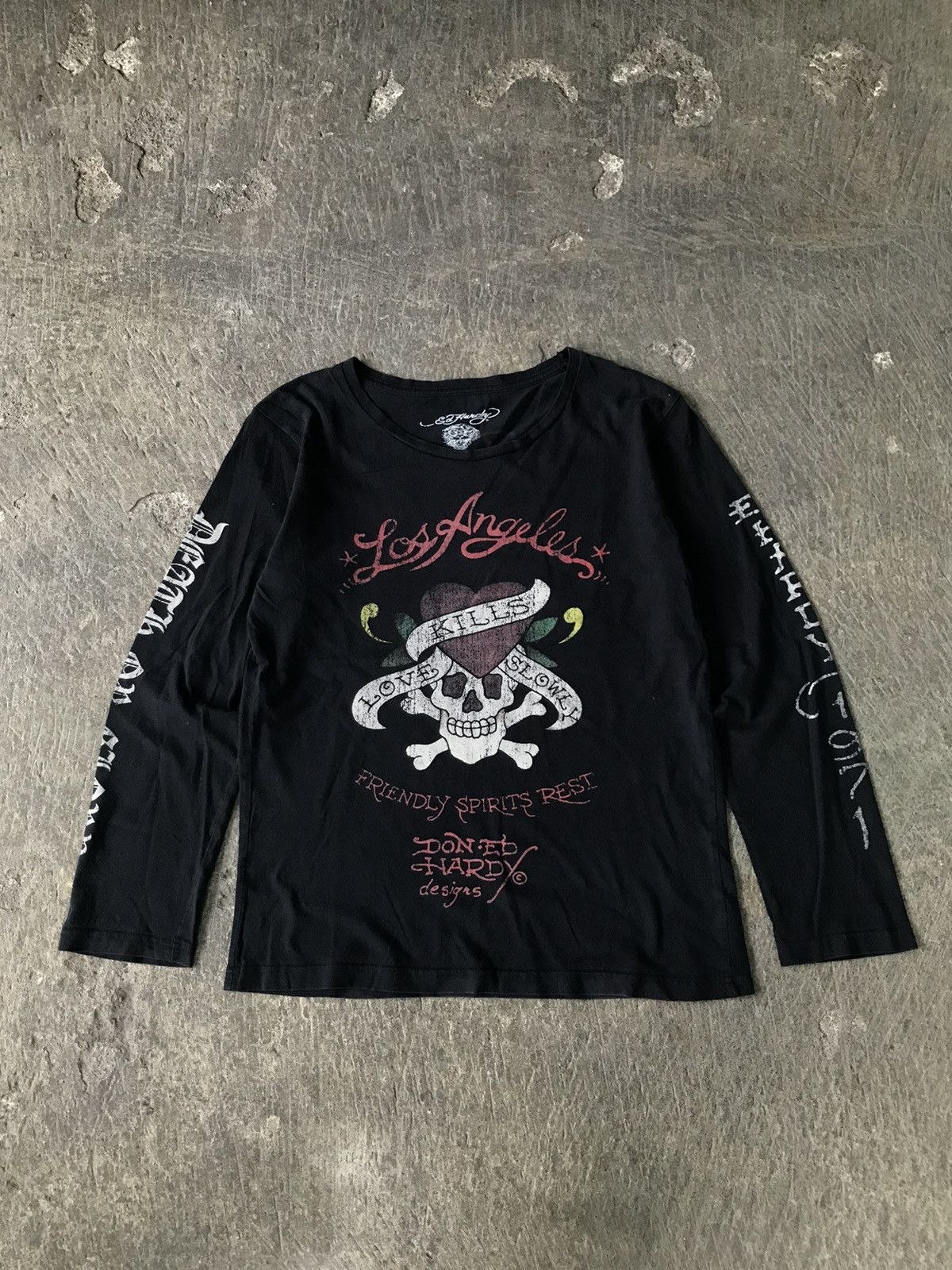 Insane Y2K Ed Hardy Los Angeles Skull