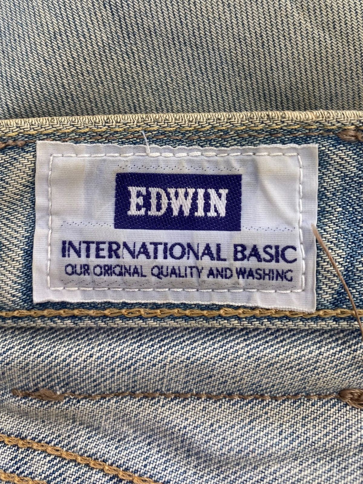Edwin Vintage Edwin Dirty Mud Wash Style Ripped Jeans Size US 28 / EU 44 - 10 Thumbnail