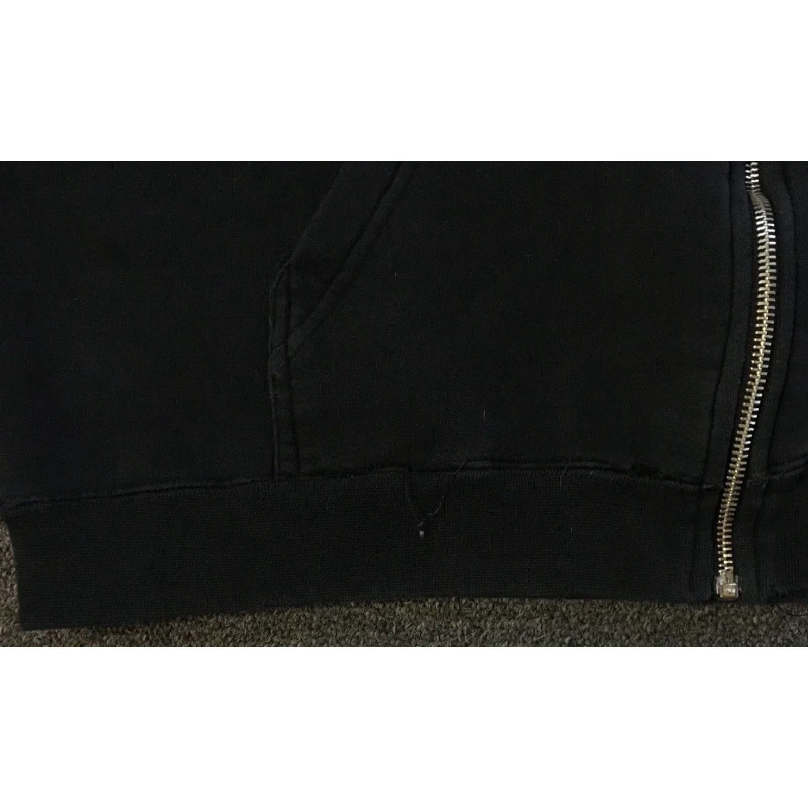 Quiksilver Vtg Rip Curl Faded Distress Zip Hoodie L Surf Skate Grunge OP Billabong 90s Y2K Hoodie Mens Black Regular Size L Sweatshirt Size US L / EU 52-54 / 3 - 6 Thumbnail