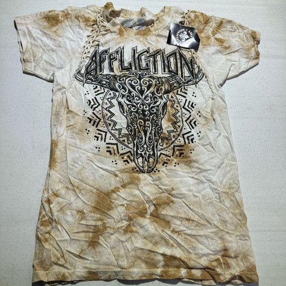 Affliction NWT AFFLICTION DEADWOOD WOMEN’S T-SHIRT SZ LARGE L Size L / US 10 / IT 46 - 1 Thumbnail
