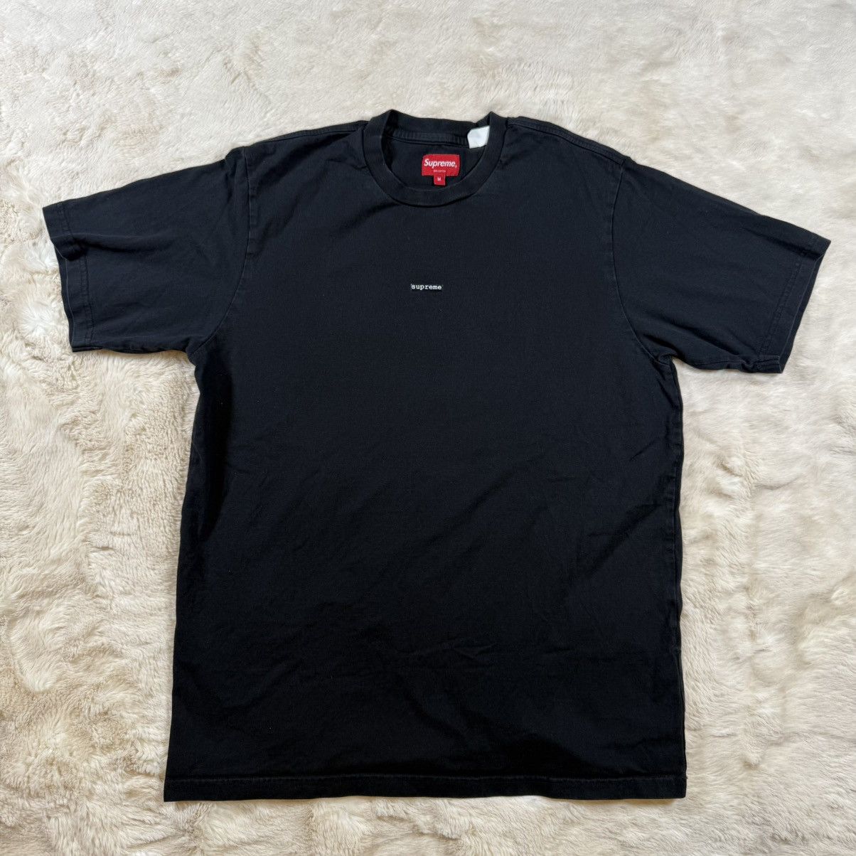 Supreme Supreme typewriter S/S Top Black Medium Size US M / EU 48-50 / 2 - 1 Thumbnail