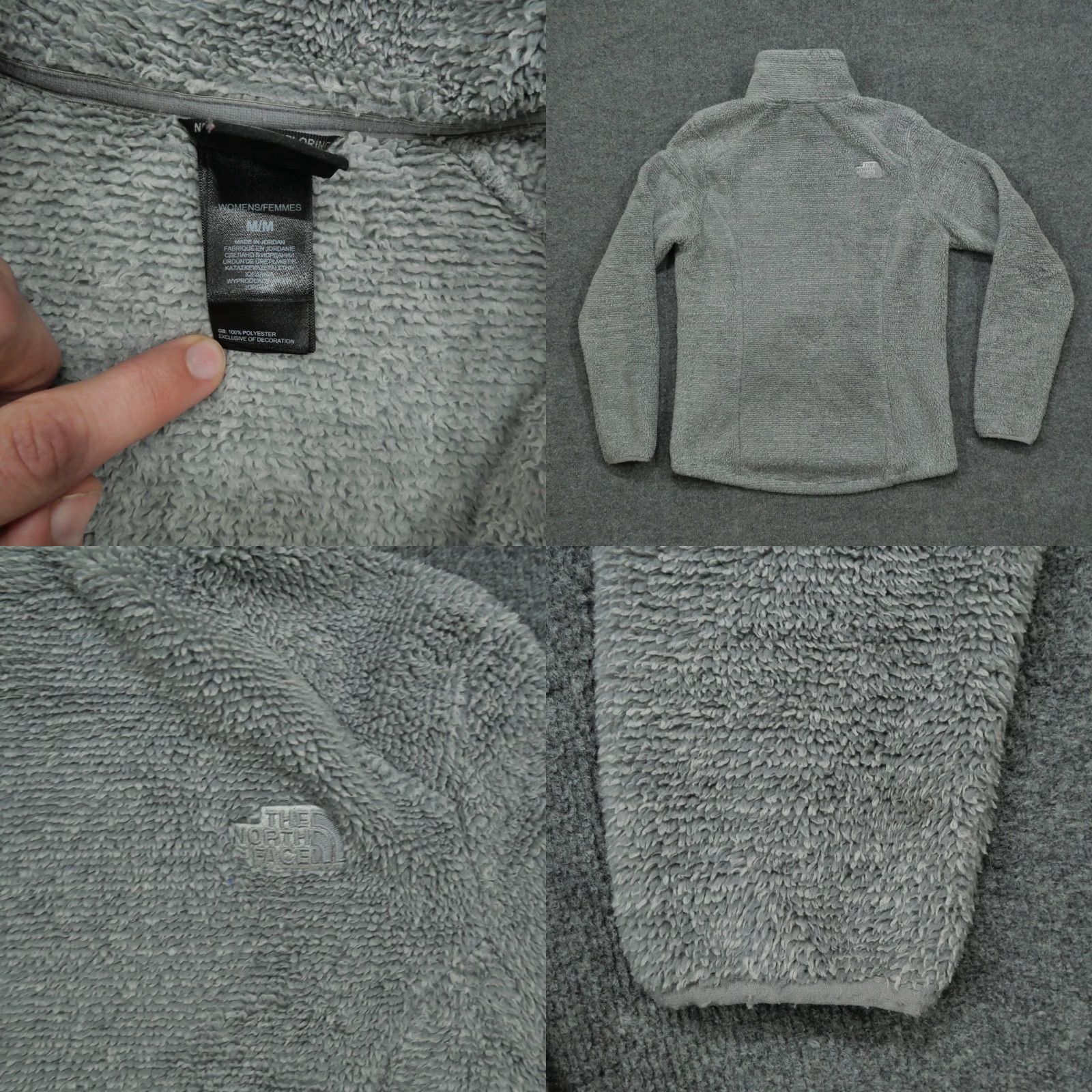 The North Face The North Face Jacket Womens M Grey Fleece Full Zip Outdoor Shirt Size M / US 6-8 / IT 42-44 - 8 Thumbnail