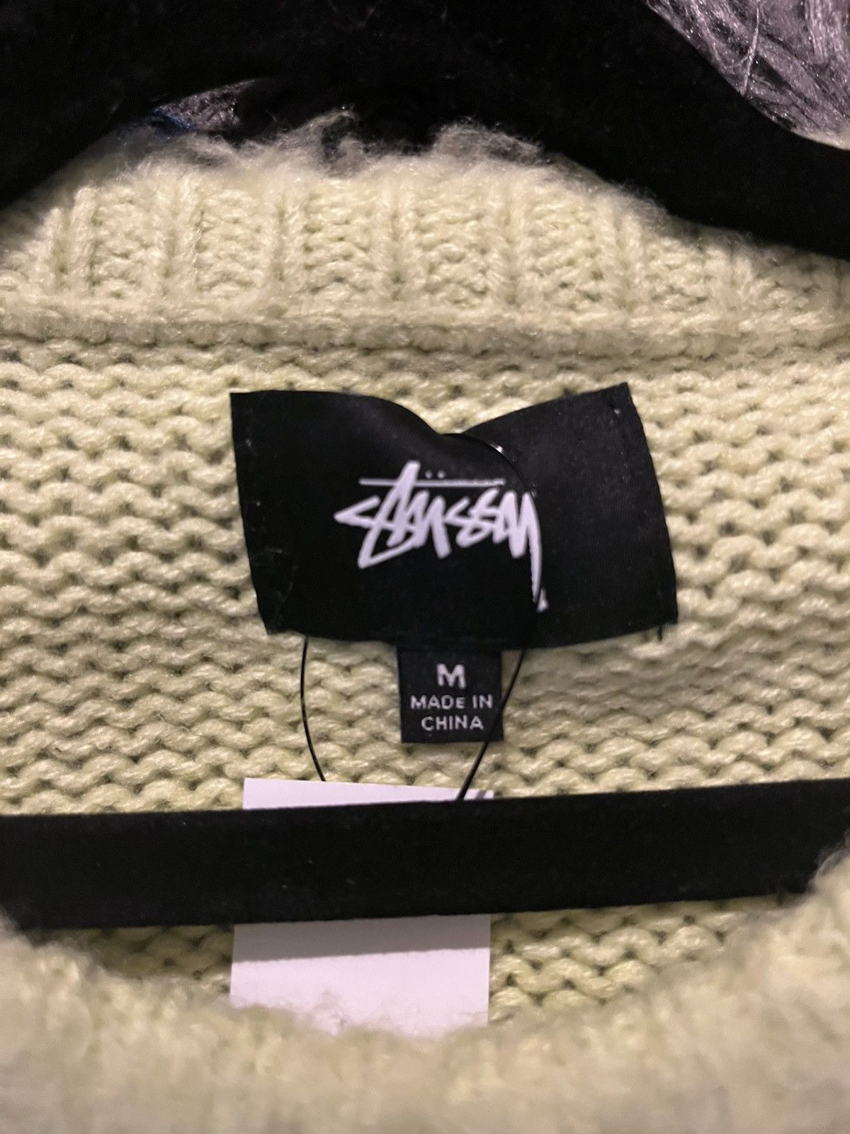 Designer × Stussy Stussy Lime Mohair Sweater Size US M / EU 48-50 / 2 - 3 Thumbnail