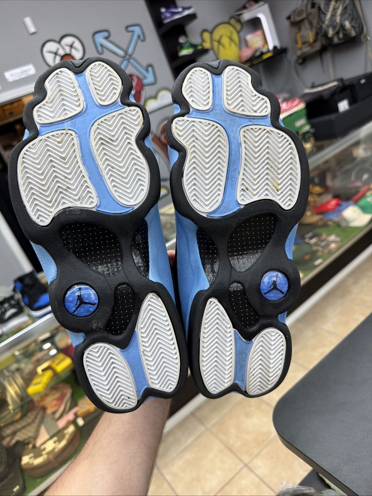 Jordan Brand Size 11 - Air Jordan Retro 13 Black University Blue White Size US 11 / EU 44 - 12 Thumbnail
