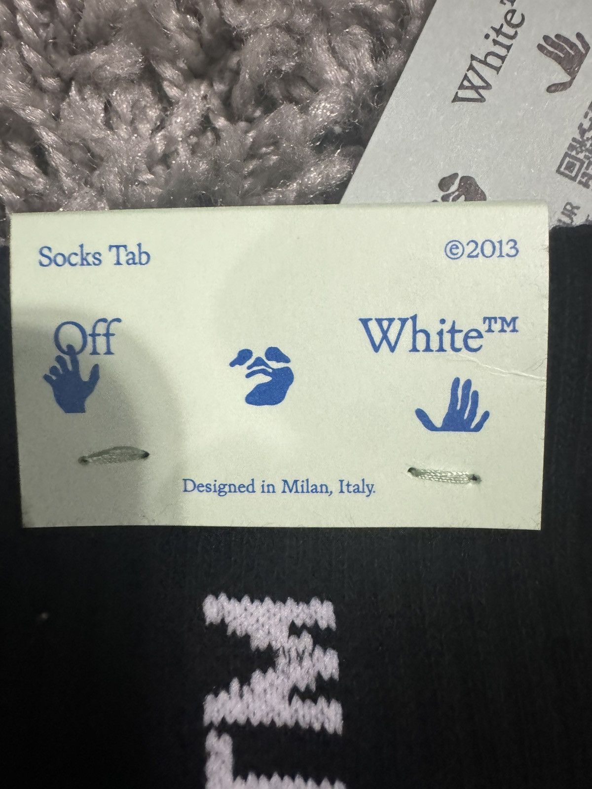 Off-White × Virgil Abloh off white diagonal socks Size ONE SIZE - 6 Thumbnail