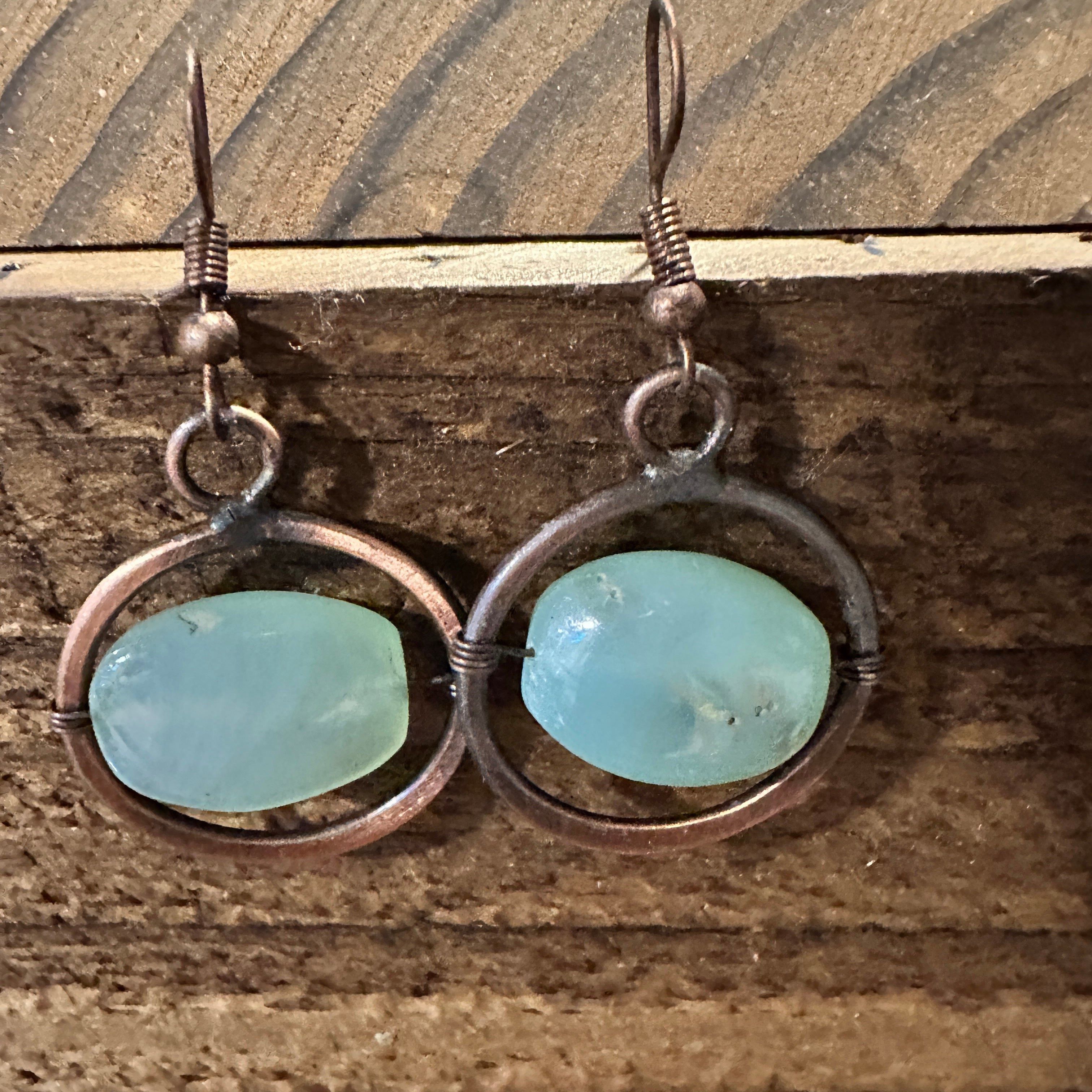 Other Handcrafted Boho Banjara Copper Arcs Necklace with Aventurin Size ONE SIZE - 3 Thumbnail