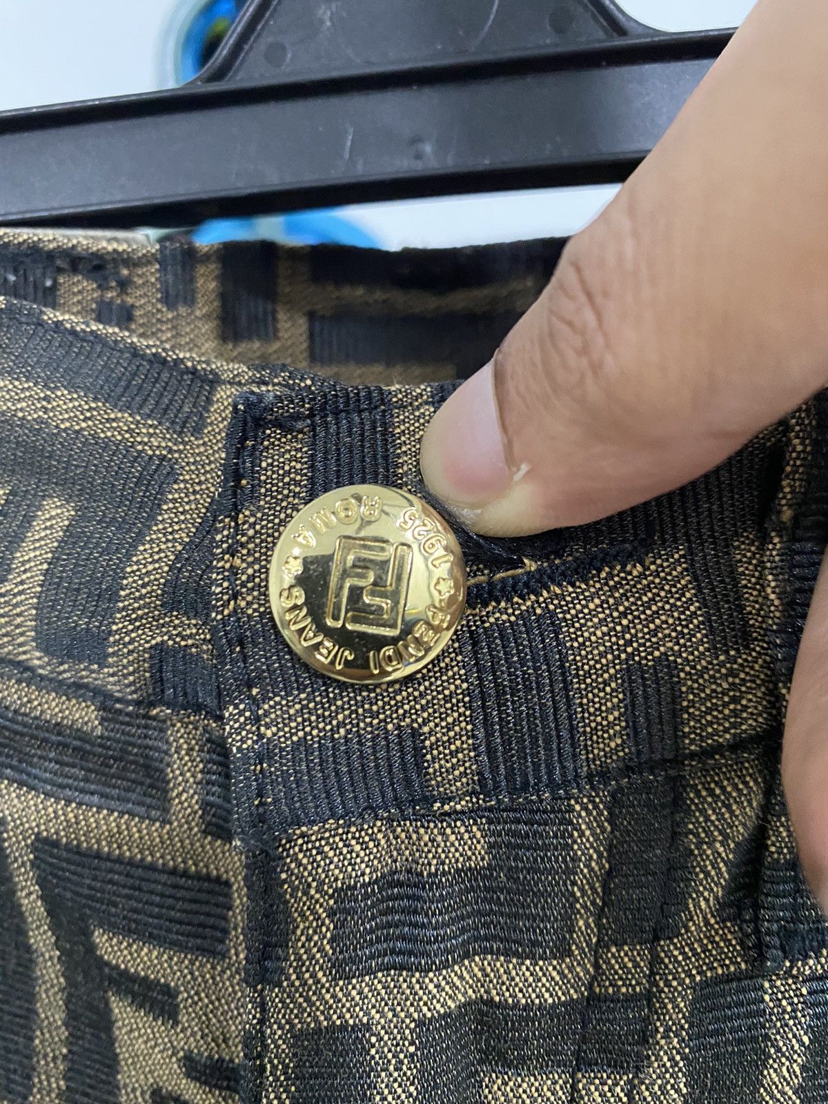 Fendi Vintage Fendi jeans Monogram Size 27" / US 4 / IT 40 - 5 Thumbnail