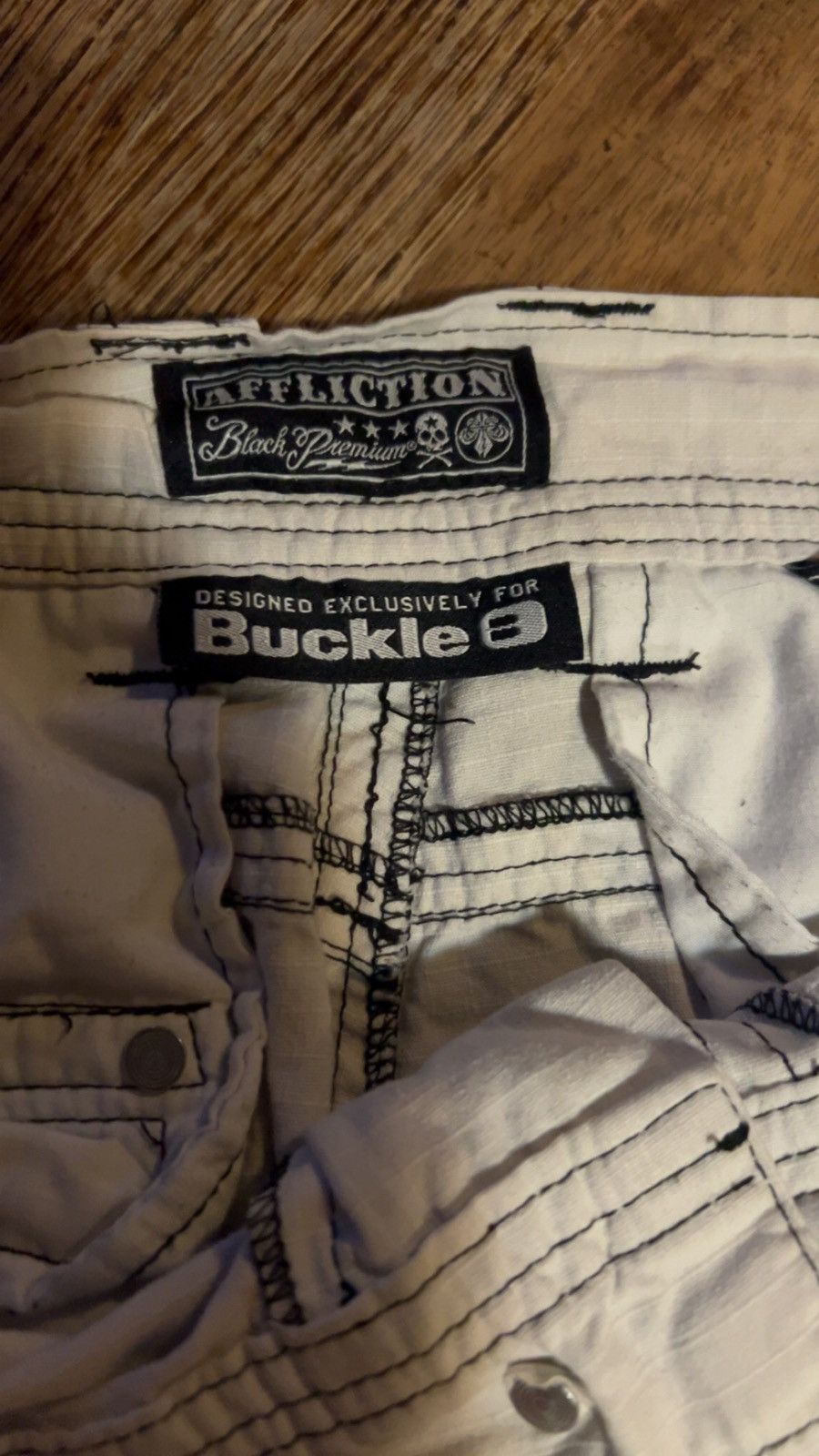 Affliction Vintage Y2K Affliction Baggy Shorts Size US 38 / EU 54 - 3 Thumbnail