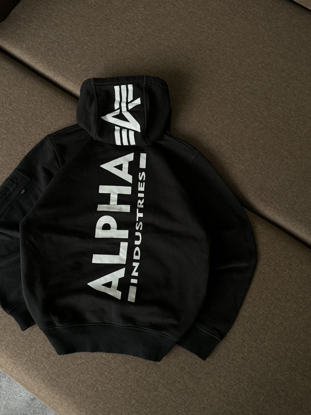 Alpha Industries Vintage Alpha Industries big logo hoodie Size US M / EU 48-50 / 2 - 6 Thumbnail