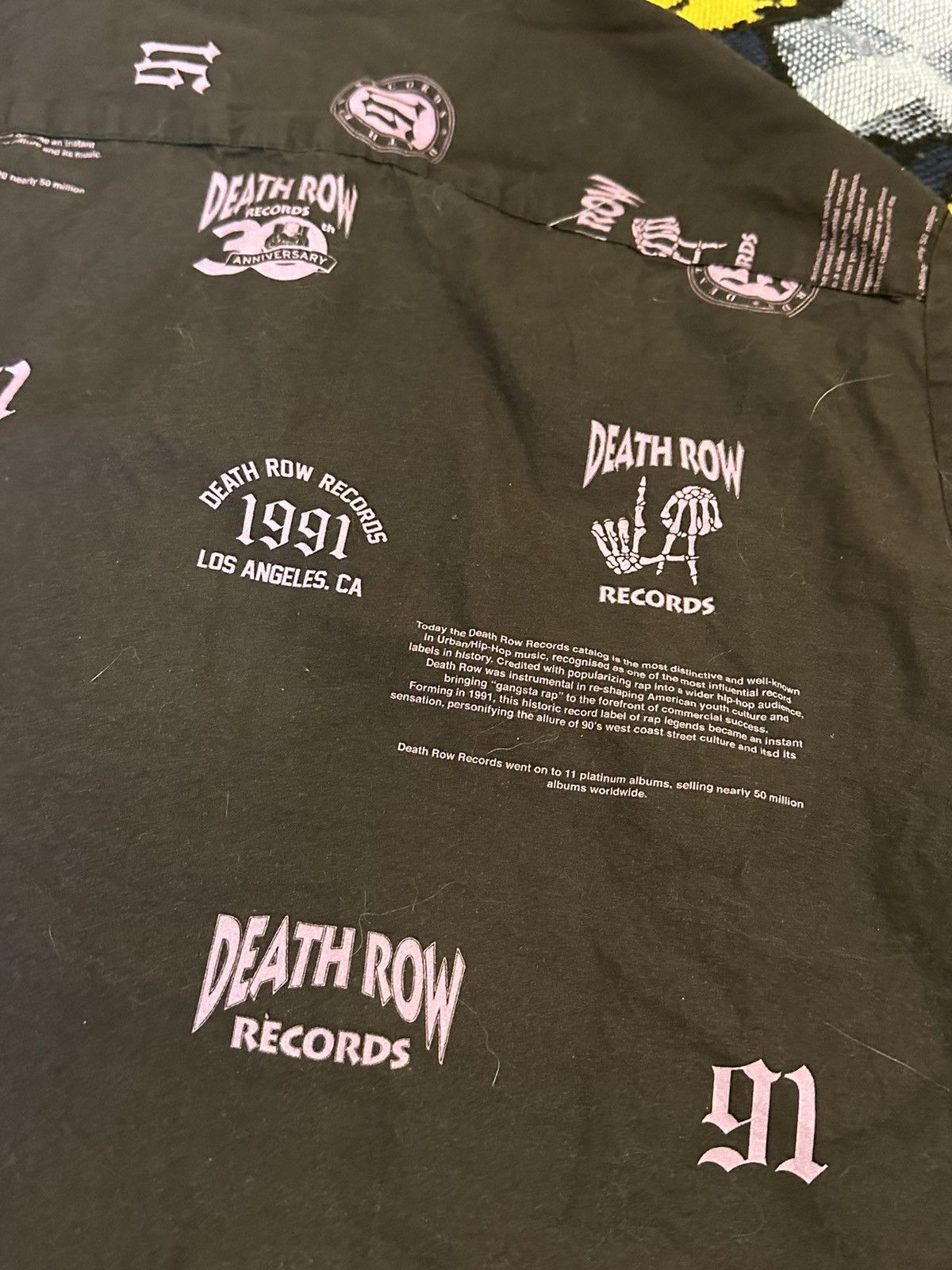 Death Row Records Vintage Death Row Records LA Shirt Size US M / EU 48-50 / 2 - 4 Thumbnail
