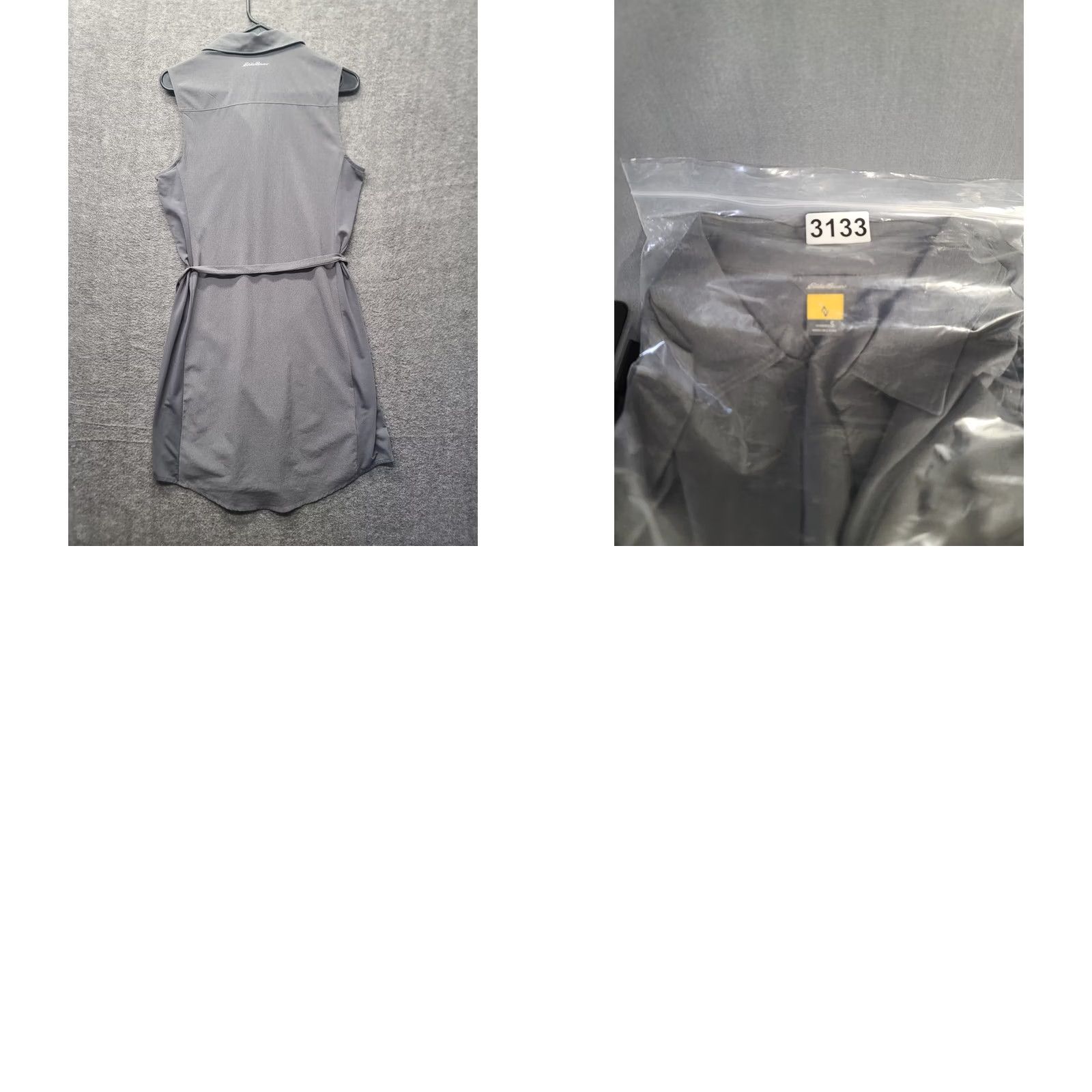 Eddie Bauer Eddie Bauer Travex Shirt Dress Womens S Belted Pockets Lightweight Short Sleeveless? No sleeves? Actually Sleeveless. Gray Polyster Blend Shirt Dress Size S / US 4 / IT 40 - 9 Thumbnail