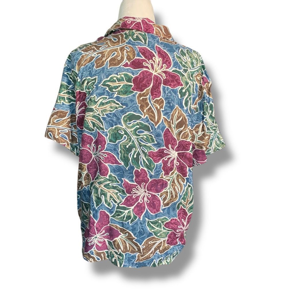 Hilo Hattie Vintage Hilo Hattie Hawaiian Shirt Camp Collar Tropical Abst Size S / US 4 / IT 40 - 3 Thumbnail