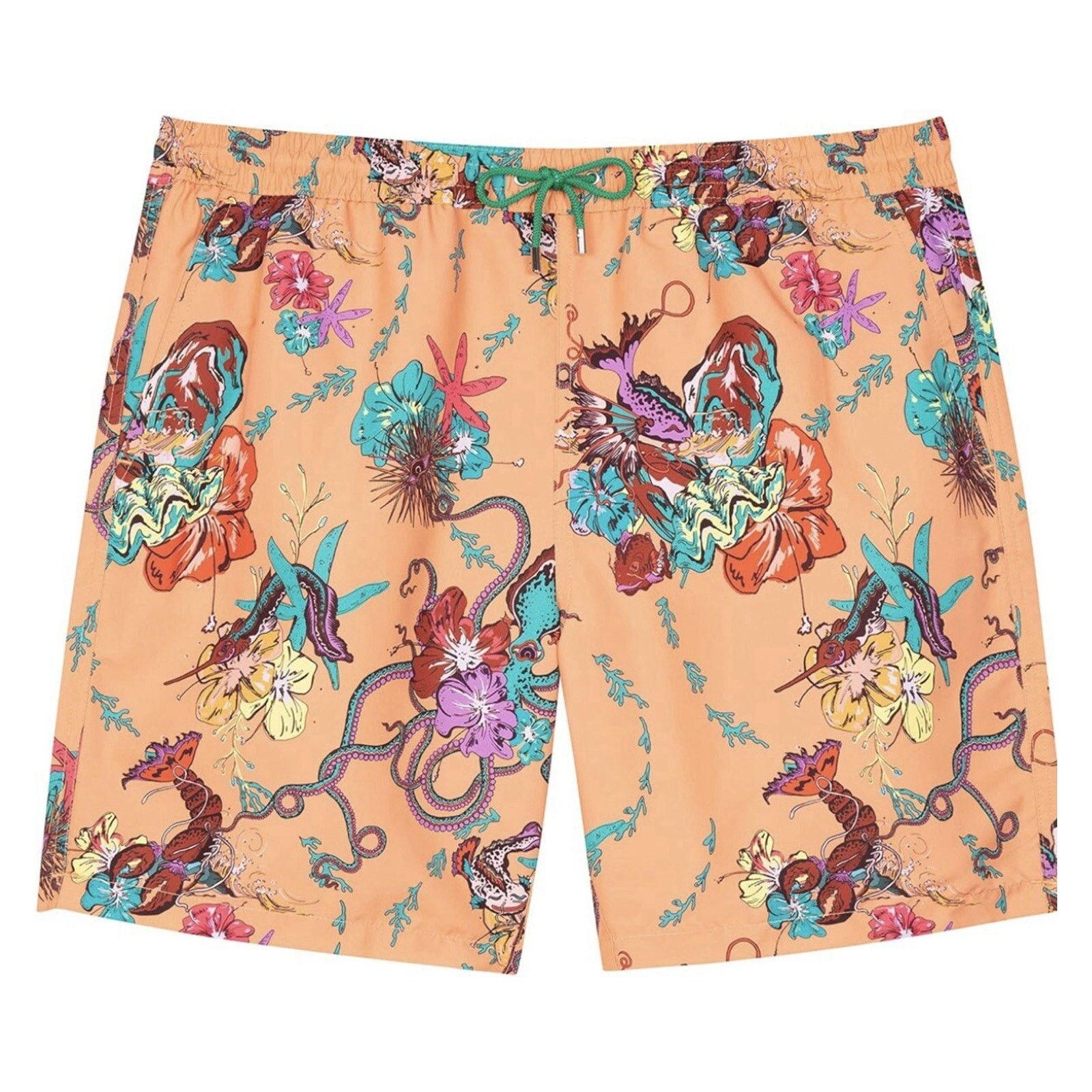 NWT $195 Paul Smith Octopus Sea Beach Swim Shorts Size Small