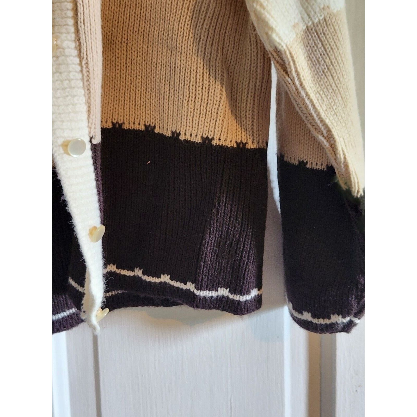Other 1950 Virgin Turbo Orlon Acrylic Knit Cardigan Womens Medium? Size M / US 6-8 / IT 42-44 - 5 Thumbnail