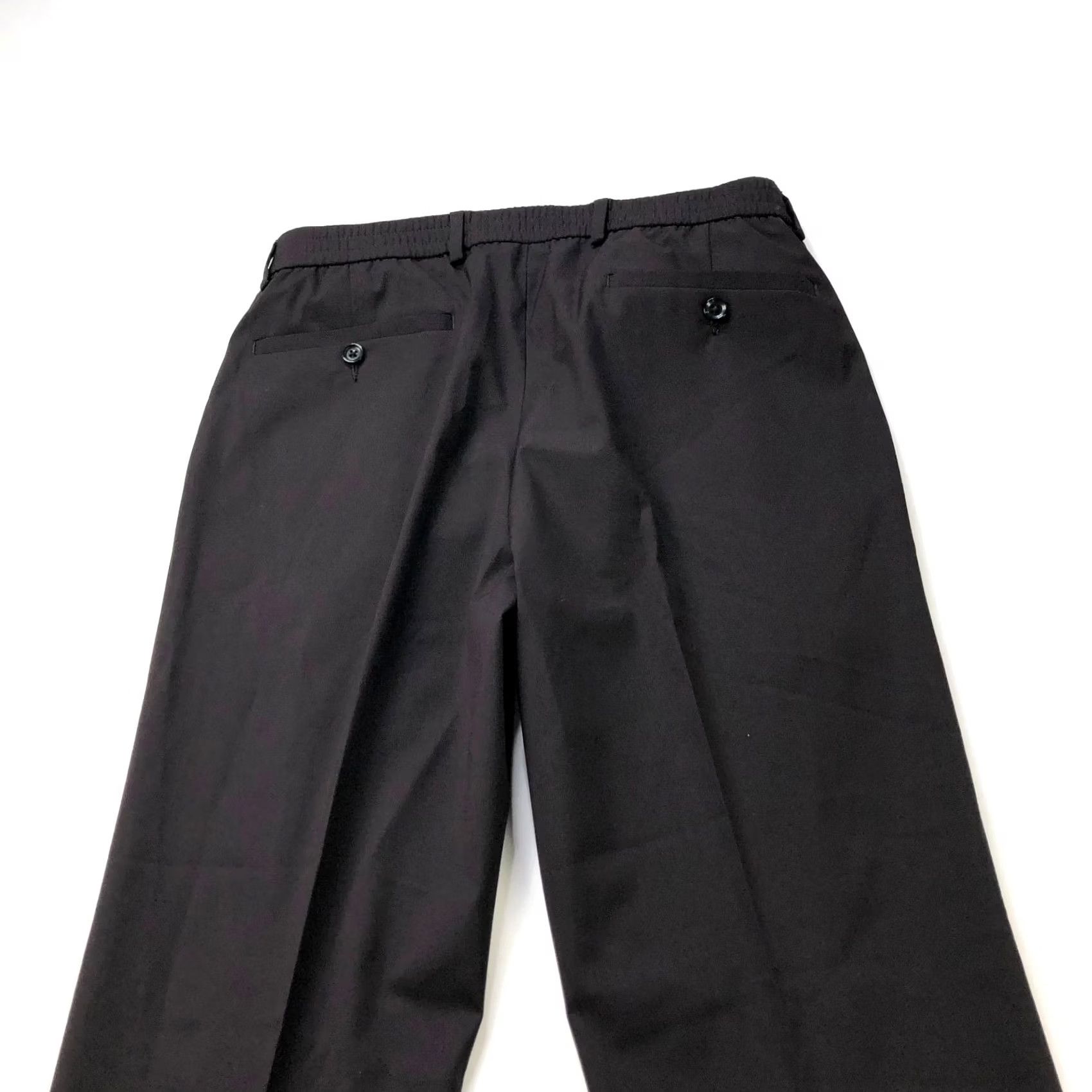 Kenneth Cole Kenneth Cole Reaction Dress Pants Black Red Stripe 38x31 32W 32L, Flat Front, Belt Loops, Pockets, Regular, Men Size US 38 / EU 54 - 3 Thumbnail