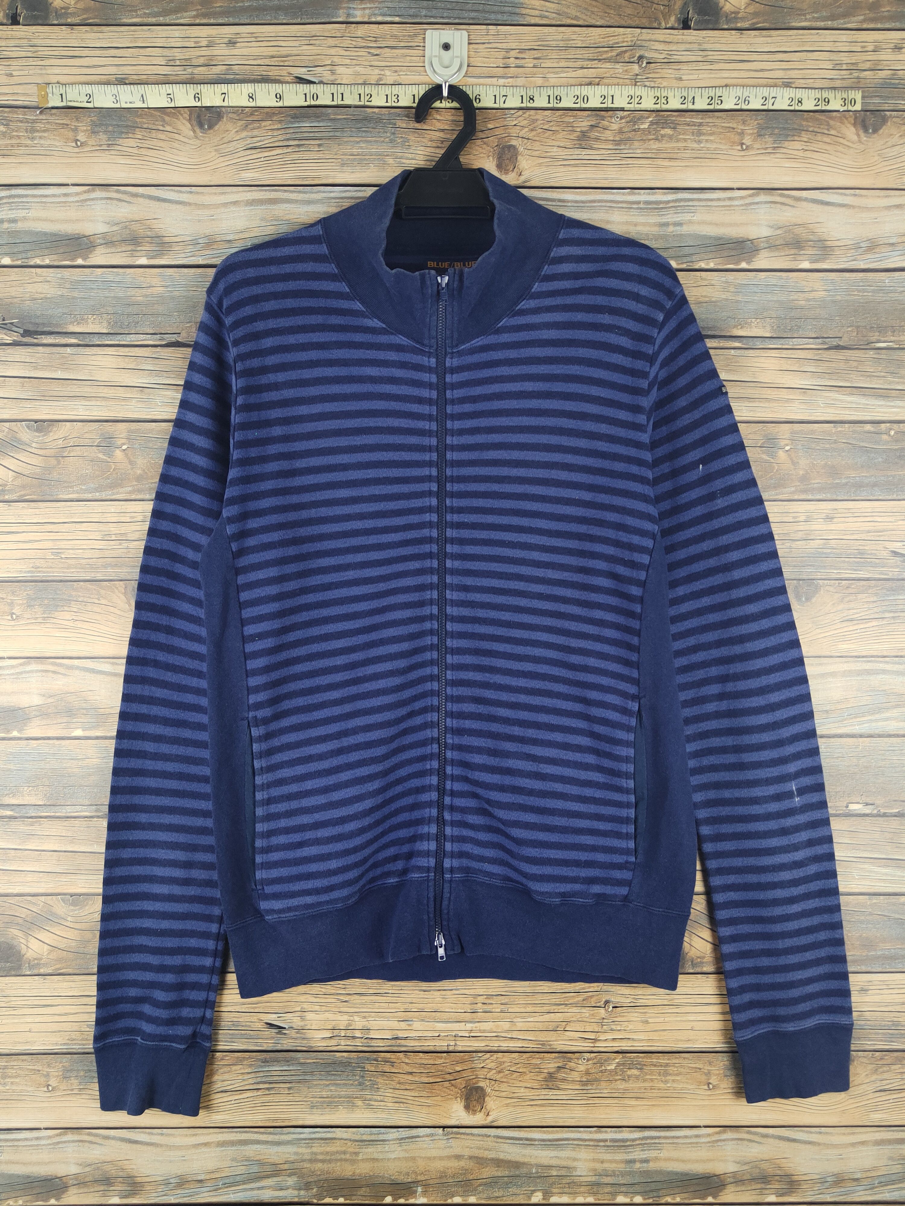 Blue Blue Japan DL Blue Blue japan Navy stripe Sweaters #2520 Size US M / EU 48-50 / 2 - 1 Thumbnail