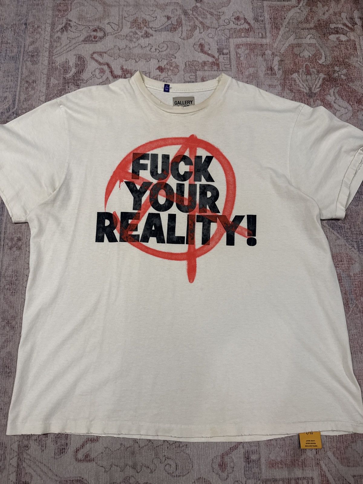 Gallery Dept. Gallery Dept. Fuck Yo Reality Tee Size US XL / EU 56 / 4 - 5 Thumbnail
