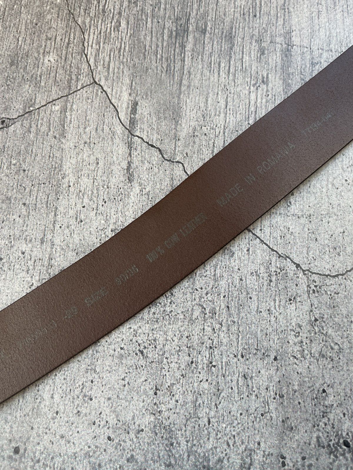 Levi's × Vintage Vintage Levis Belt Brown Leather Y2K Size ONE SIZE - 8 Thumbnail