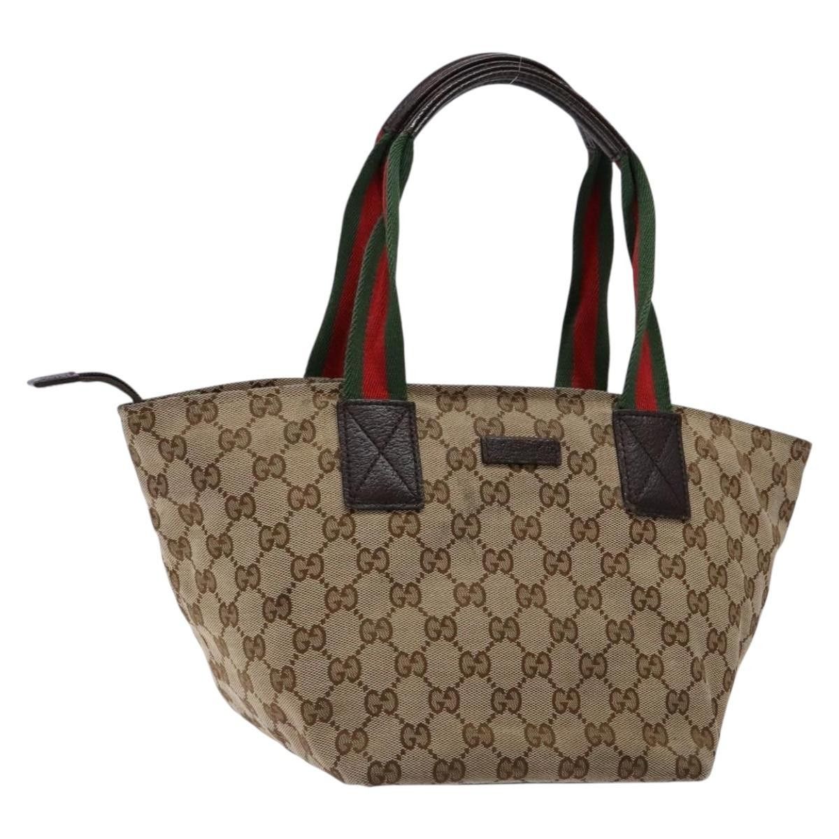 Gucci Gucci Web Zip Tote GG Canvas Size ONE SIZE - 1 Thumbnail