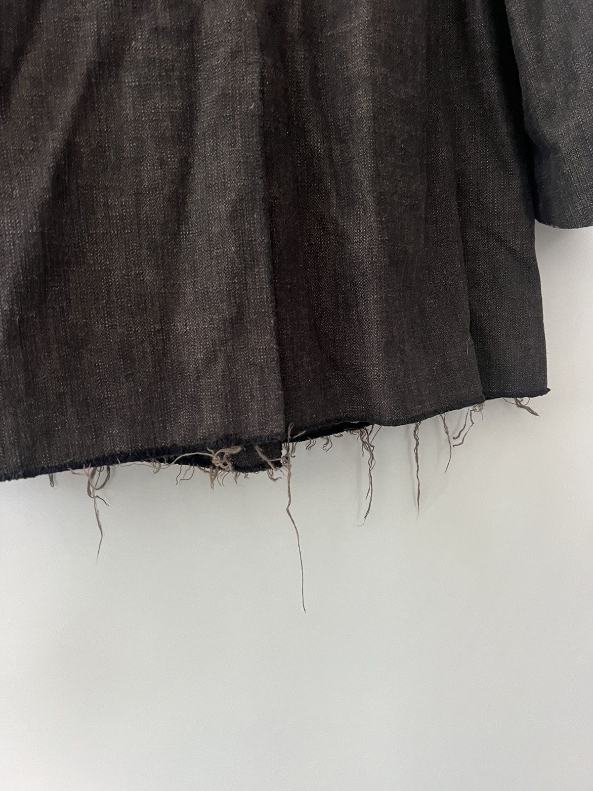Acne Studios Acne Studios Woven Distressed Double Breasted Blazer Size US XXS / EU 40 - 5 Thumbnail