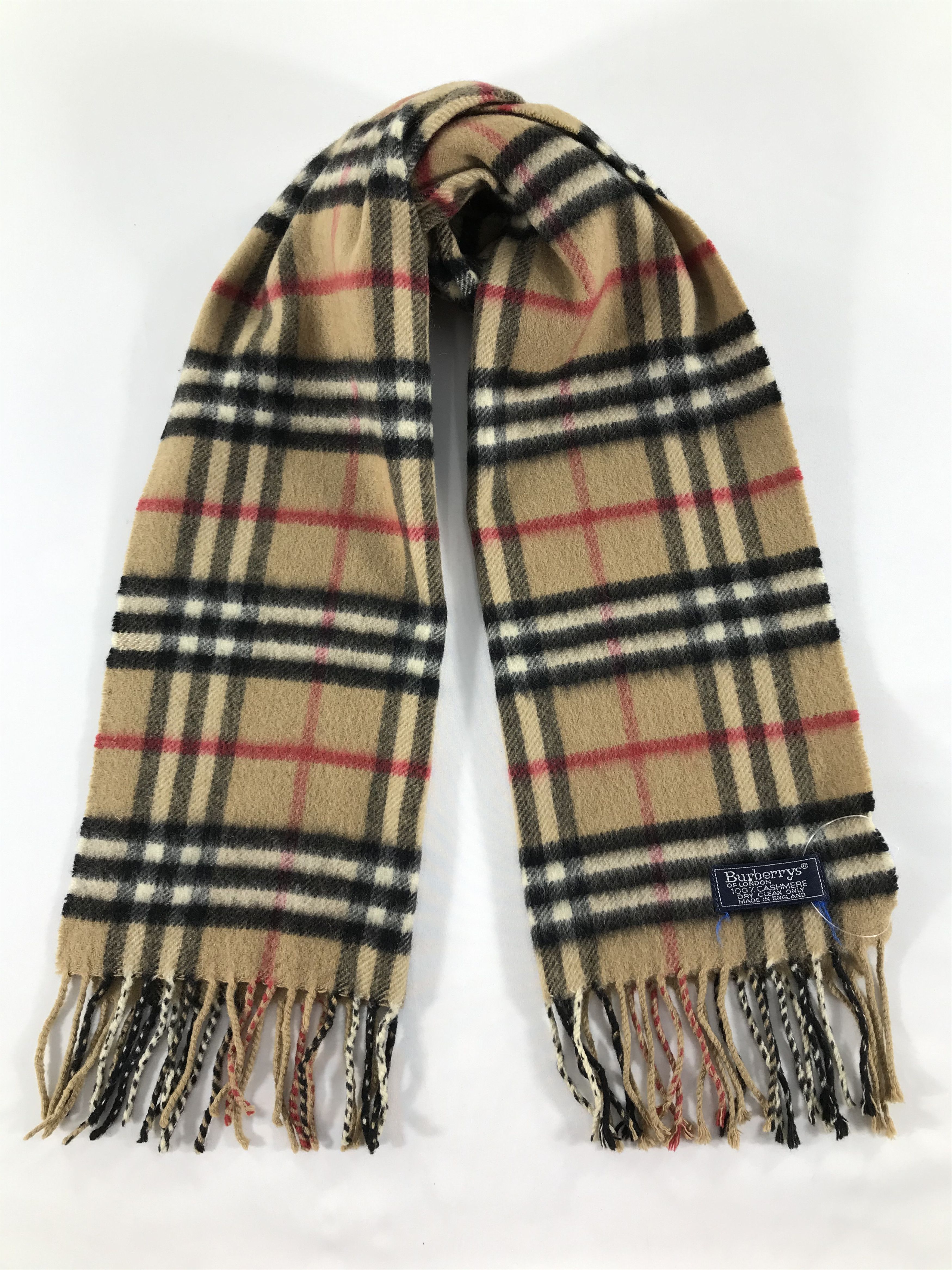 Burberry Vintage Burberry Scarf/Muffler/Neckwear MF1412 Size ONE SIZE - 1 Thumbnail