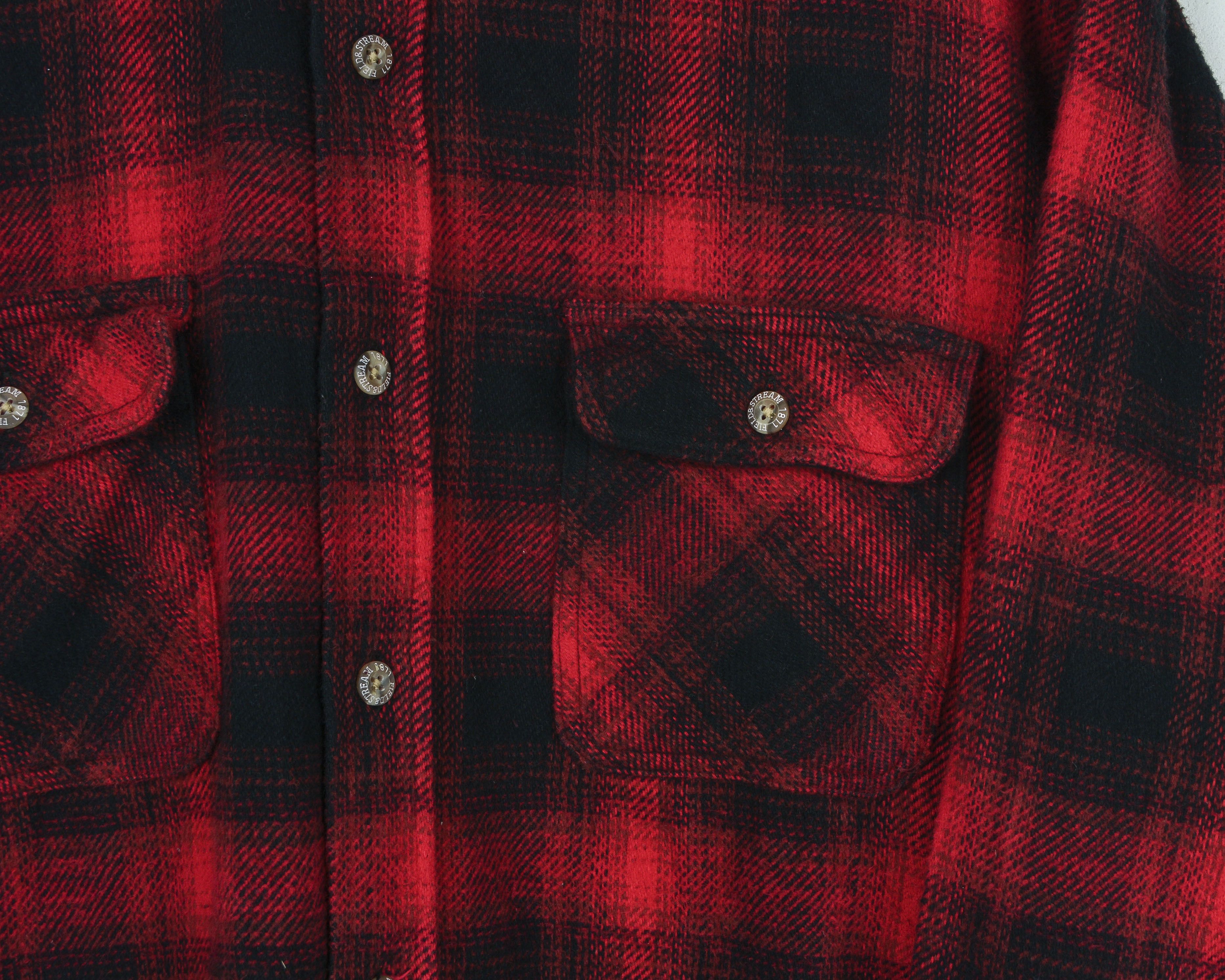 Field & Stream Flannel Cotton Button Up Over Shirt Long Sleeved Check Size US XL / EU 56 / 4 - 3 Thumbnail
