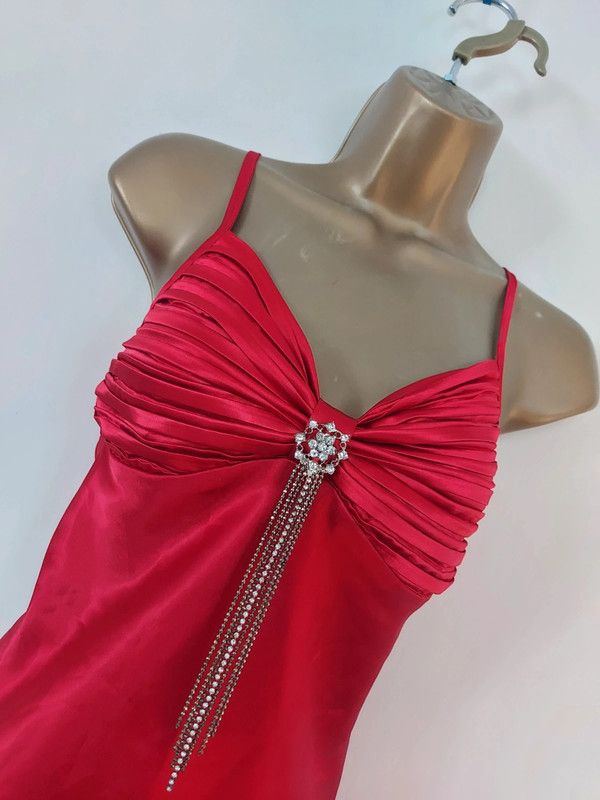 Vintage Vintage knee length satin dress Size S / US 4 / IT 40 - 4 Thumbnail