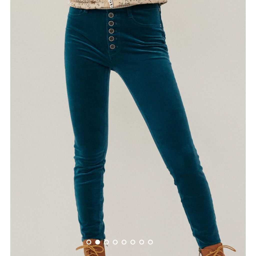 Anthropologie Anthropologie Pilcro High-Rise Button-Fly Skinny Corduroy Pa Size 25" / US 0 / IT 36 - 1 Thumbnail